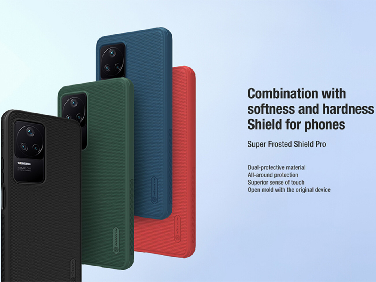 فروش قاب محافظ نیلکین شیائومی Nillkin Xiaomi Redmi K50/K50 Pro Super Frosted Shield Pro