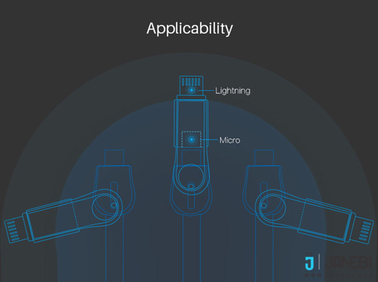 کابل Micro To Lightning