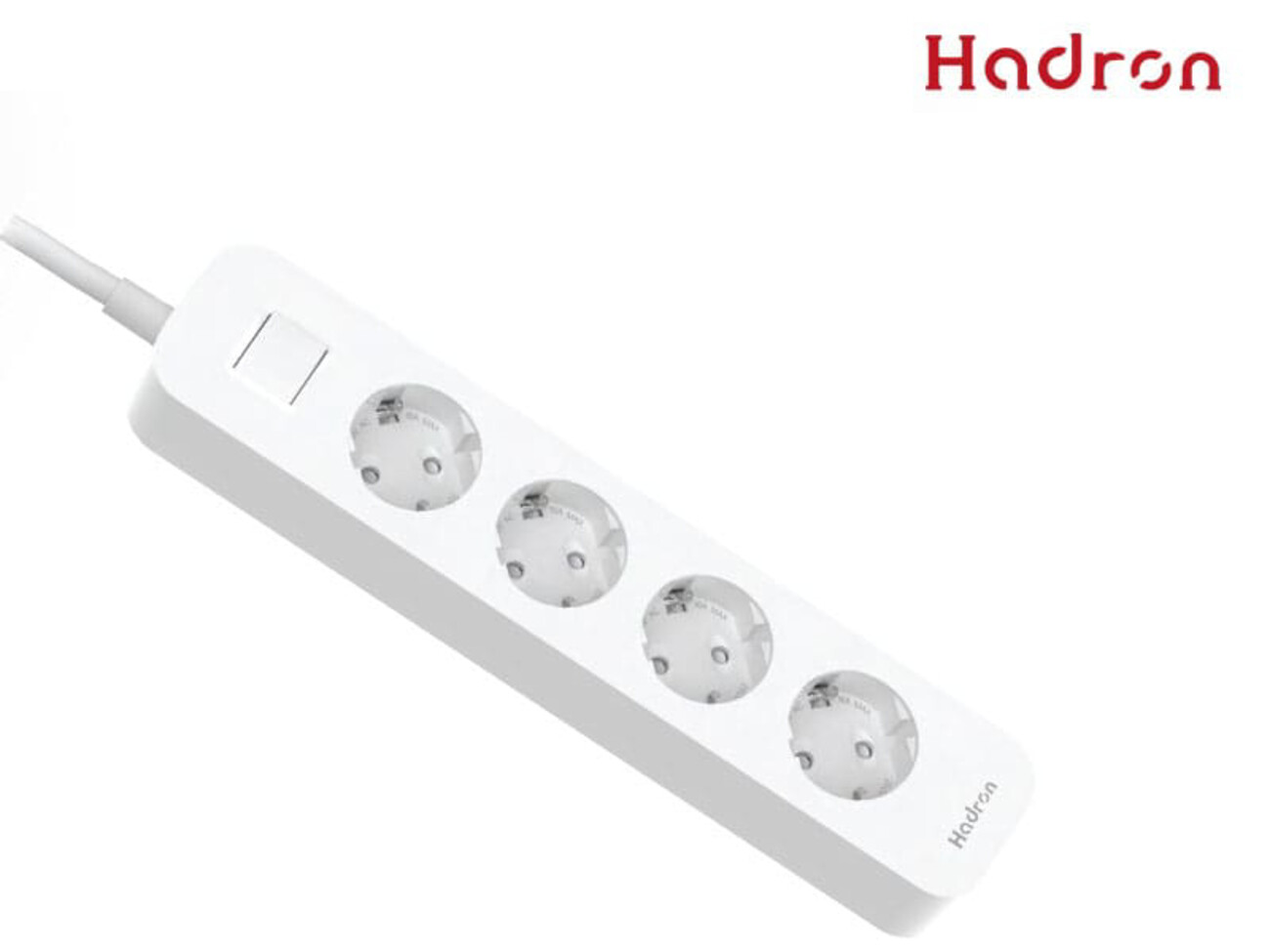 چندراهی برق چهار سوکت هادرون Hadron P24 3 AC Way Power Strip 16A
