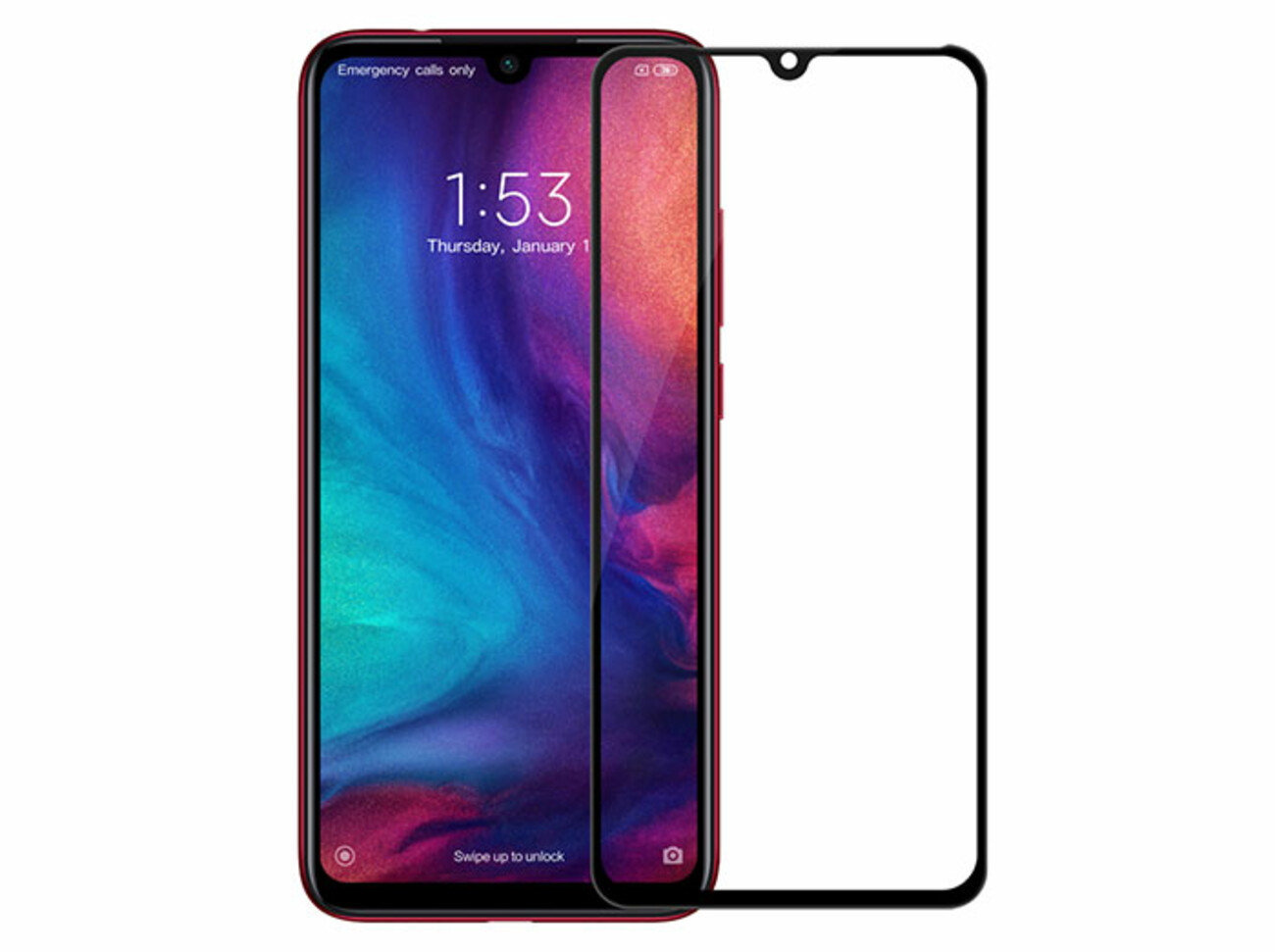 محافظ صفحه نمایش شیشه ای نیلکین شیائومی Nillkin XD CP+ Max Glass Xiaomi Redmi Note 7/Note 7 Pro