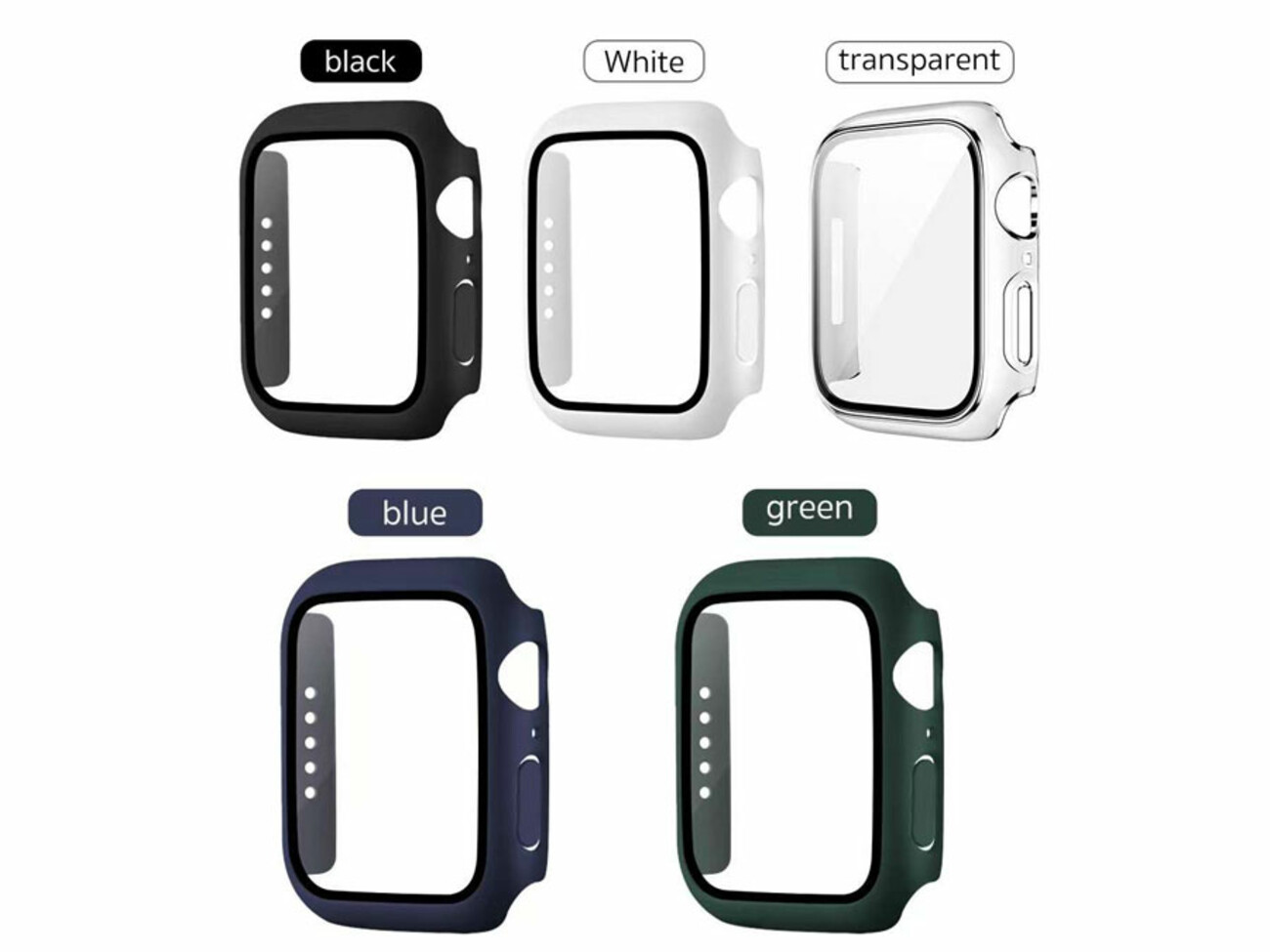 قاب محافظ اپل واچ سری 7 و 8 سایز 45 میلیمتری کوتتسی Coteetci glass hard shell iWatch 7/8 25003-45