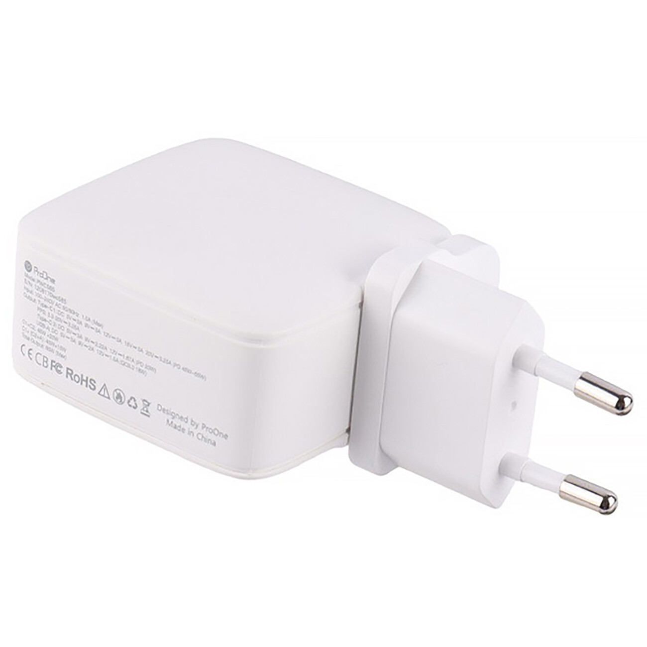 کیفیت شارژر دیواری سه پورت سریع 65 وات پرووان