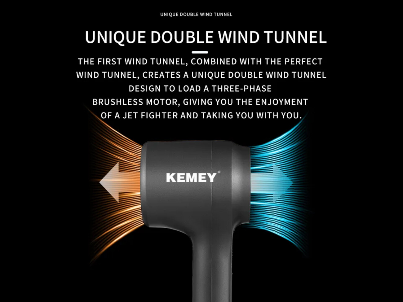 سشوار برقی کیمی KEMEY High Speed Negative Ions Hair Dryer KM-2061