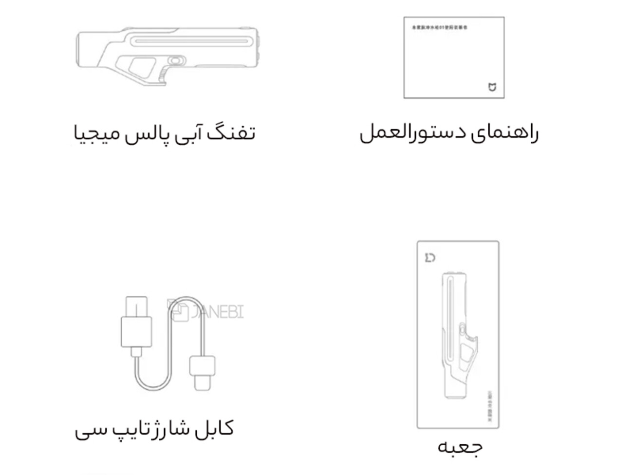 کیفیت تفنگ آبپاش شیائومی XIAOMI Mijia MJMCSQ1MS Pulse Water Gun Multiple firing Mode Large Capacity 9m range