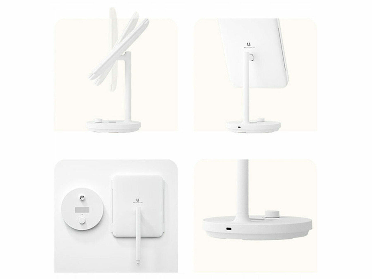 آینه آرایشی چراغ دار شیائومی Xiaomi Jordan And Judy LED CountertopVanity Mirror Foldeable Nv536