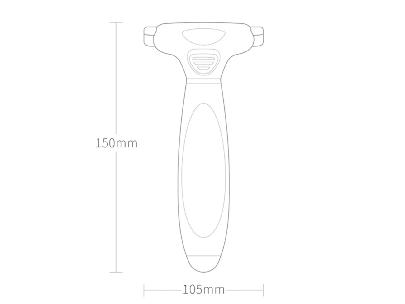 خرید برس و پرزگیر سایز بزرگ موی حیوانات خانگی شیائومی  Xiaomi MG-PCO001 Pawbby De-Shedding Brush Large