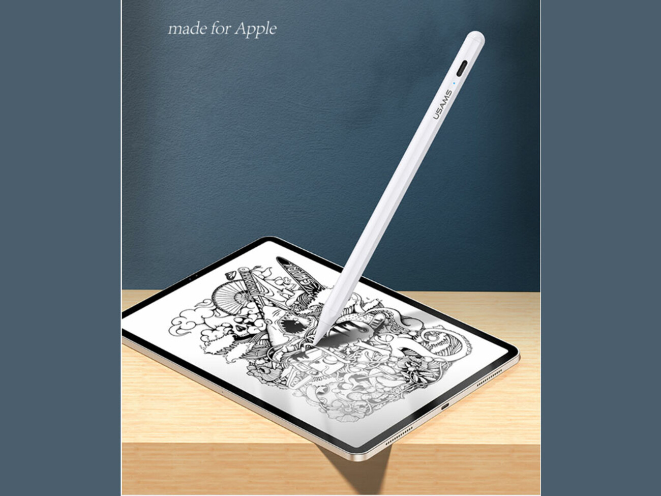 قلم لمسی آیپد یوسامز Usams US-ZB223 Active Touch Screen Capacitive Stylus Pen