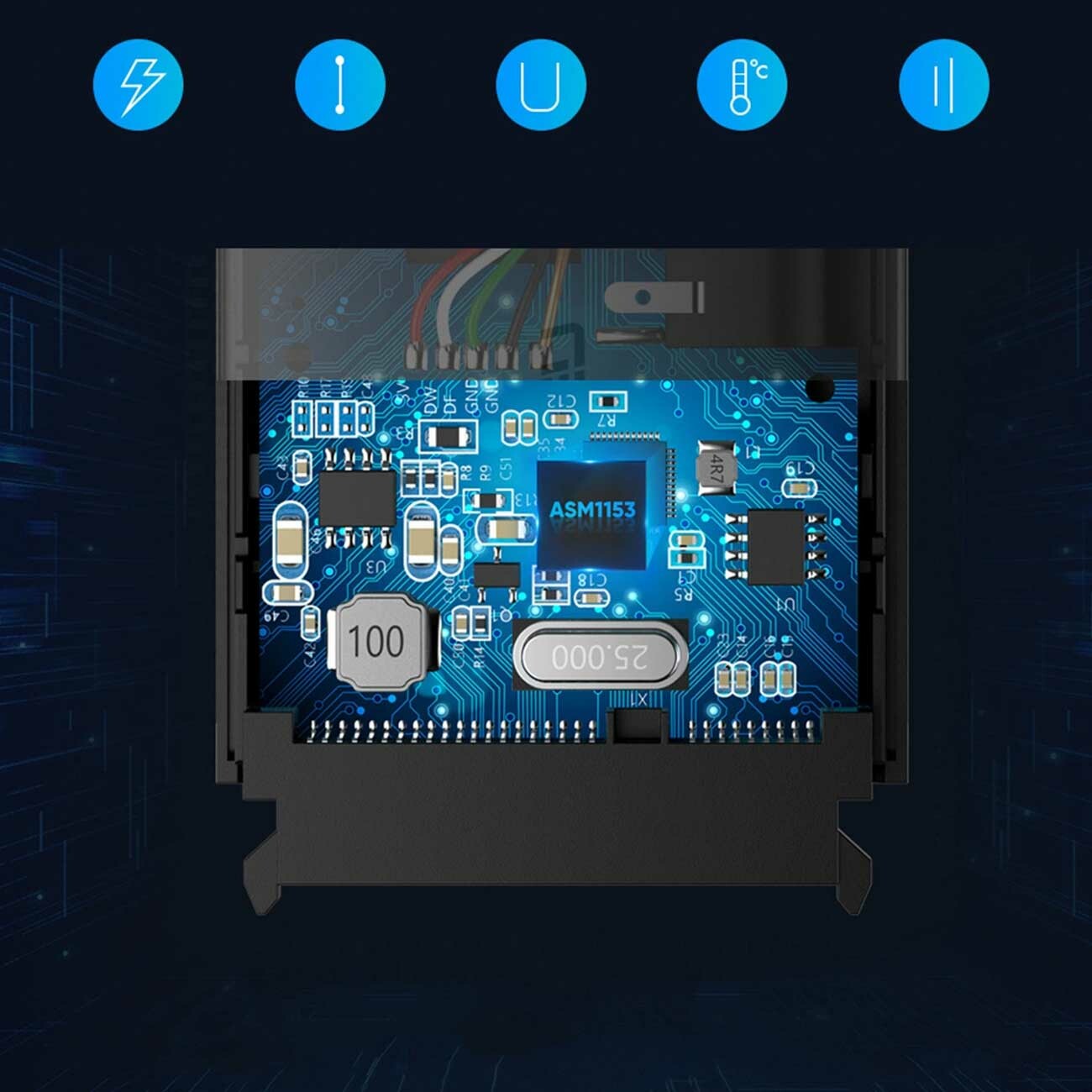 فروش مبدل هارد 2.5 و 3.5 اینچ SATA به USB3.0 یوگرین