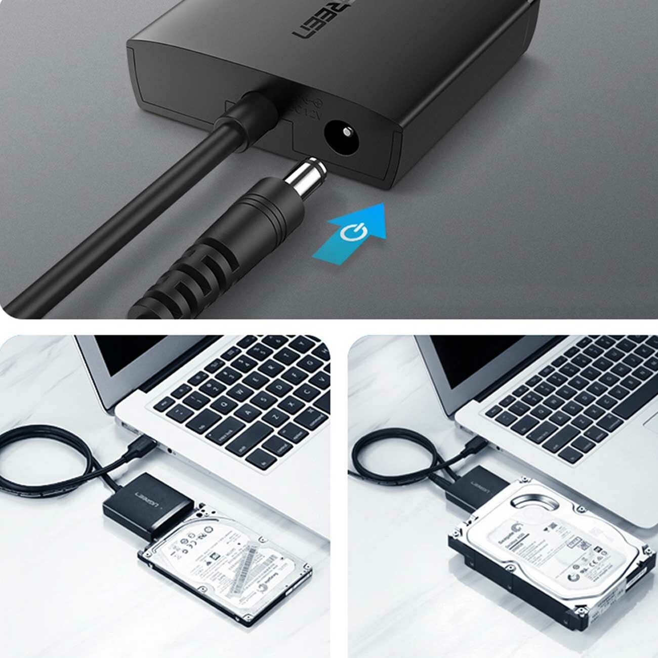 مبدل هارد 2.5 و 3.5 اینچ SATA به USB3.0 یوگرین