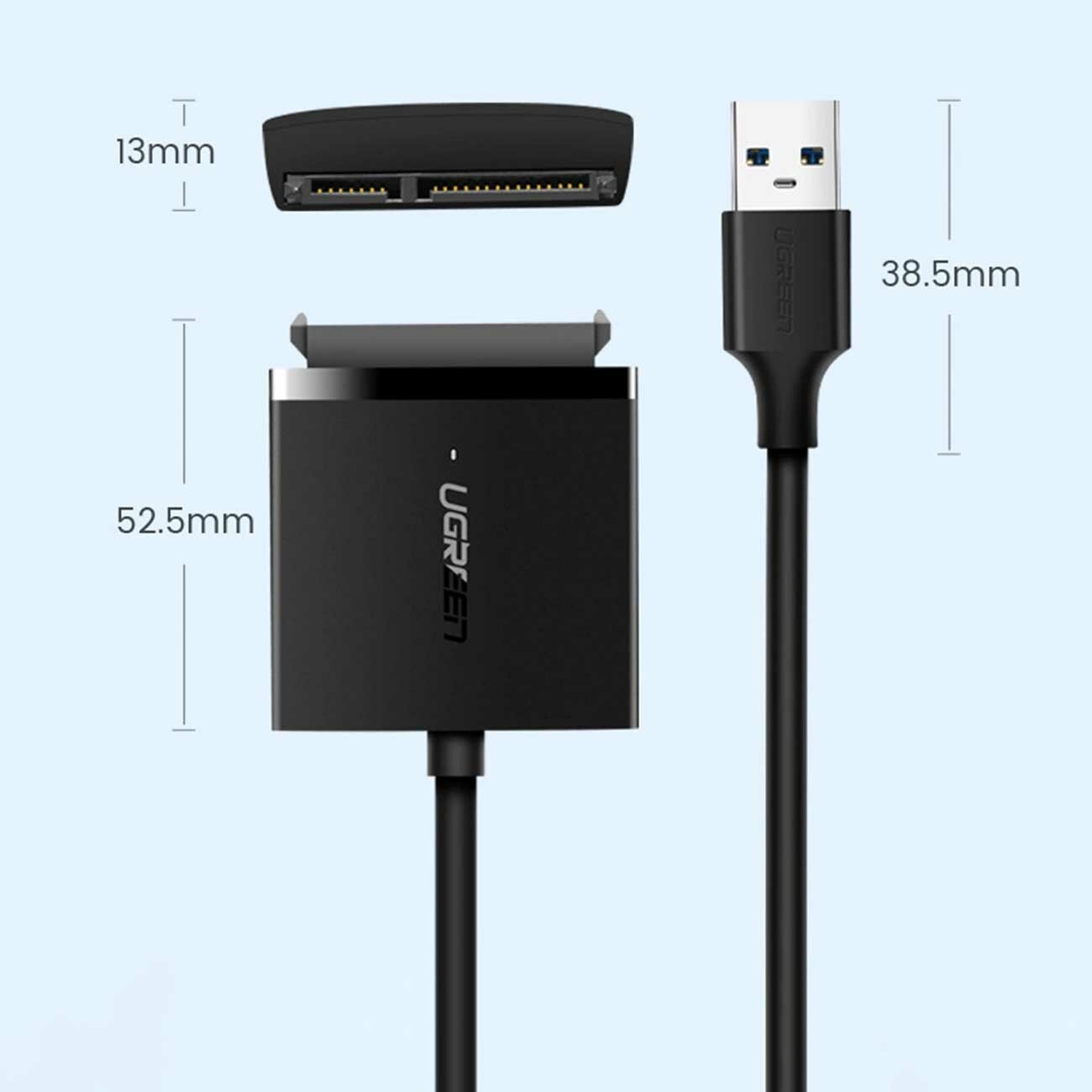 مبدل هارد 2.5 و 3.5 اینچ SATA به USB3.0 یوگرین