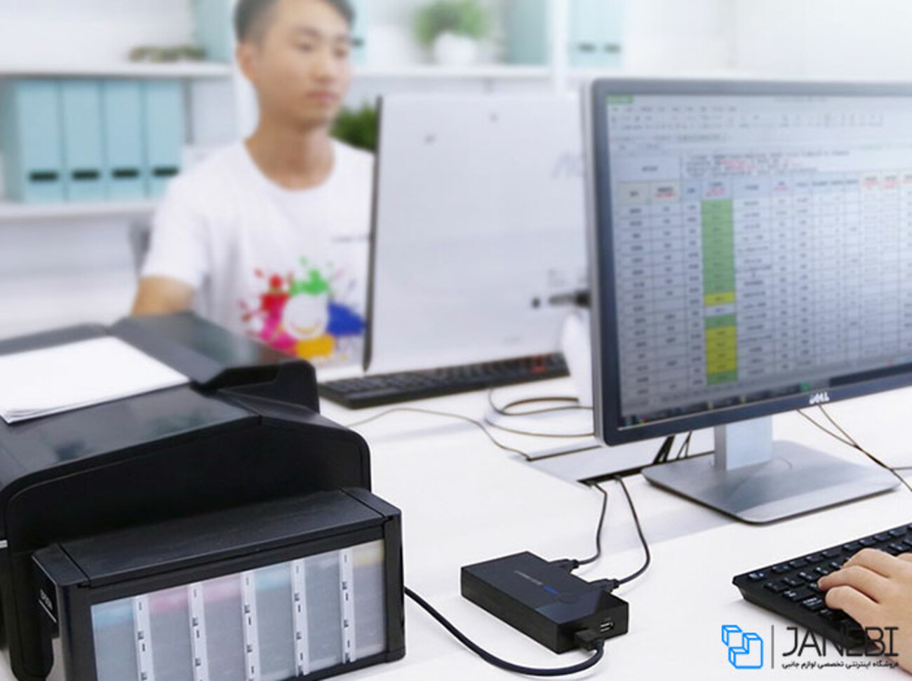 سوییچ KVM یوگرین با 2 پورت USB