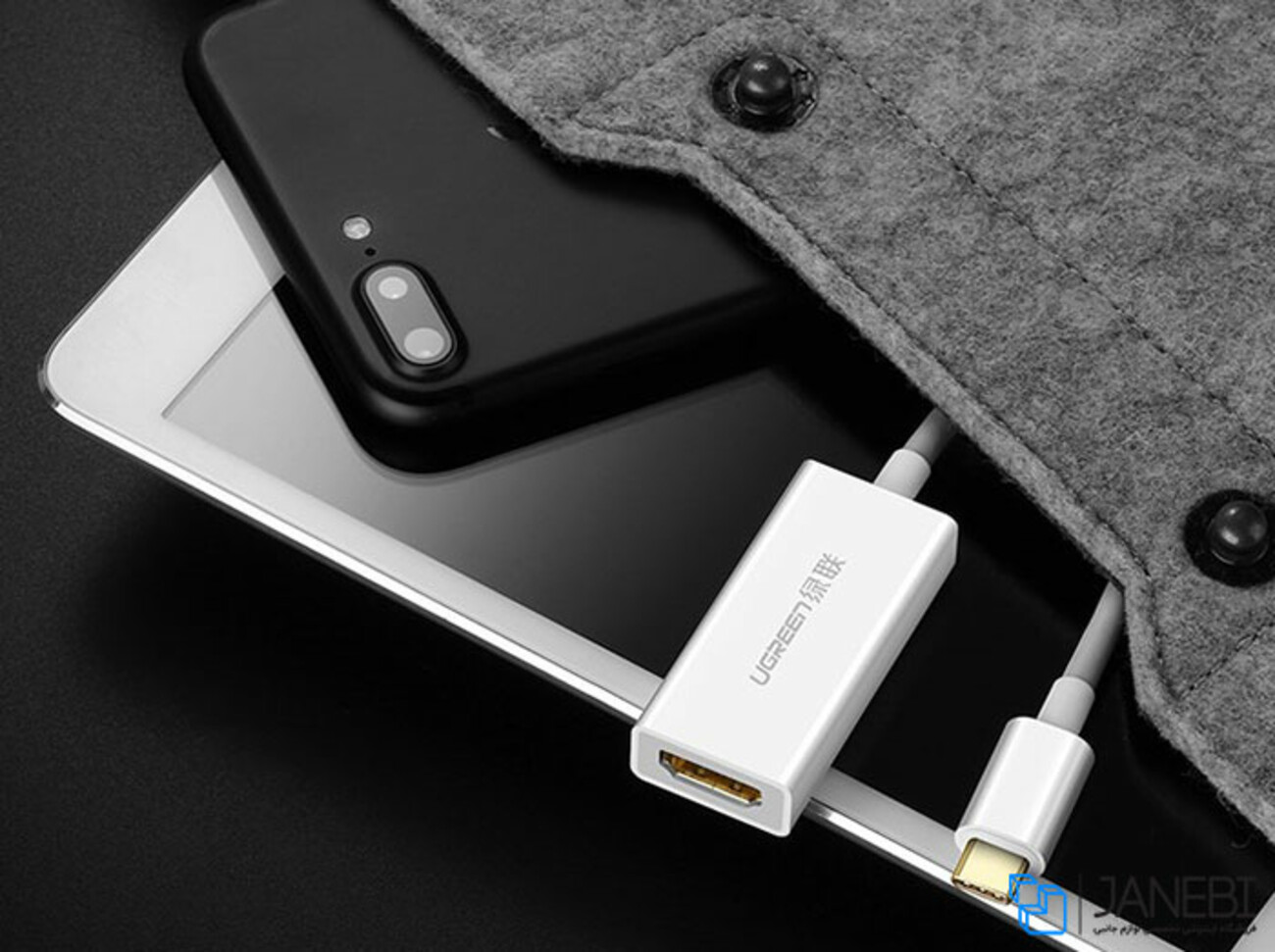 مبدل تایپ سی به اچ دی ام آی یوگرین Ugreen USB-C To HDMI Adapter