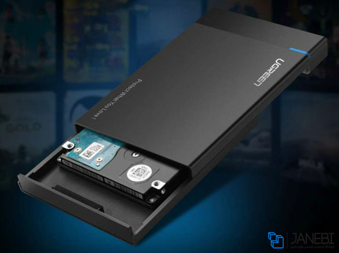 باکس تبدیل هارد داخلی به هارد اکسترنال یوگرین Ugreen USB 3.0 To 2.5 Inch Sata External Hard Drive Enclosure