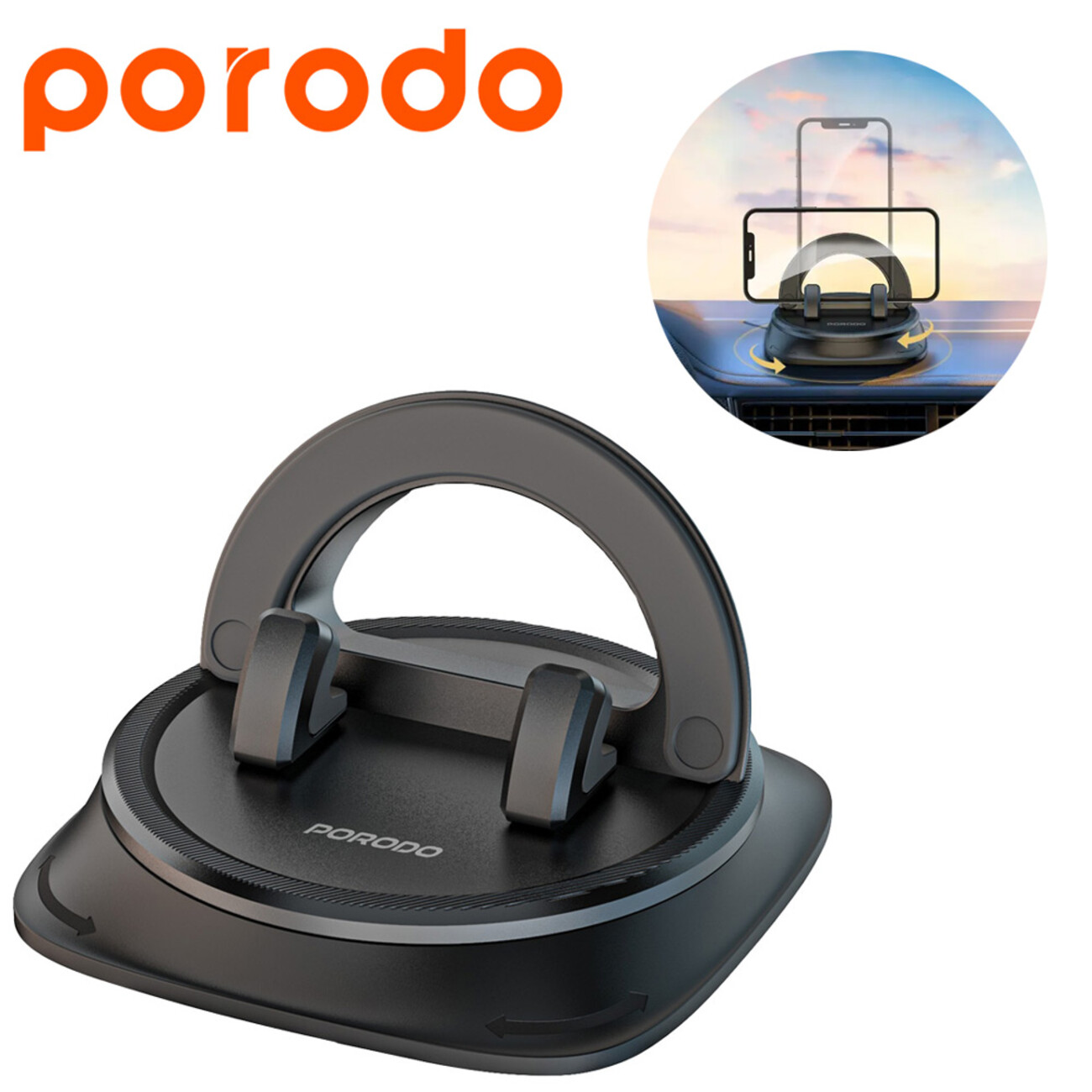هولدر گوشی موبایل داشبورد خودرو پورودو PD-RMBRCT-BK