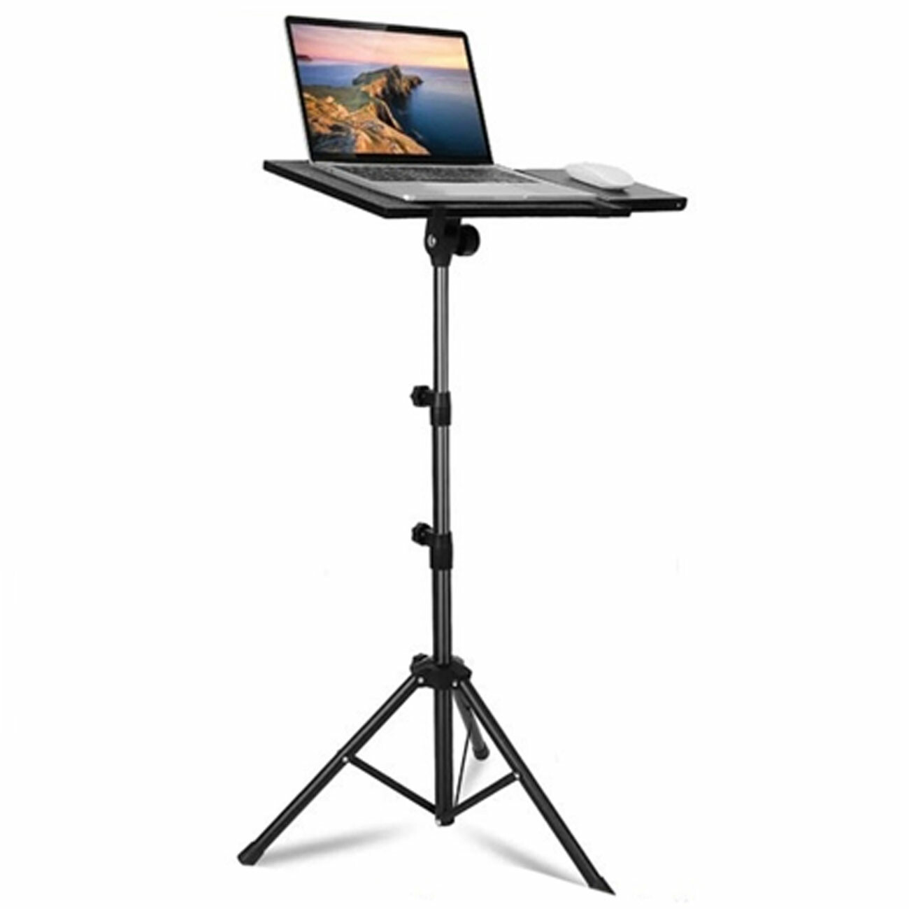 سه پایه لپ تاپ و پروژکتور 190 سانتی‌متری پورودو PD-TRPPJH-BK