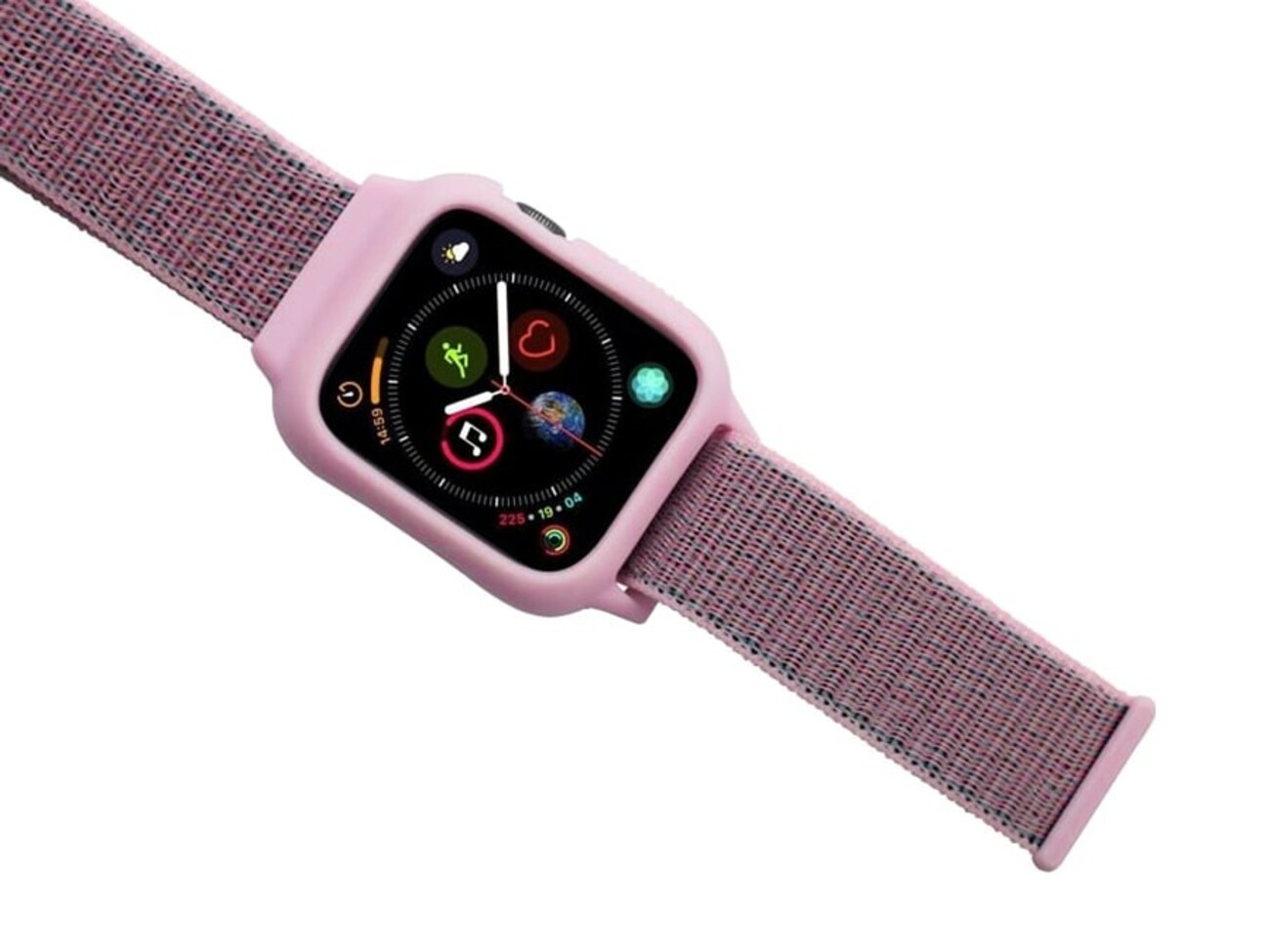 بند نایلونی اپل واچ سری 3/4/5 سایز 42/44 میلی متر پورودو Porodo iGuard Apple Watch 3/4/5 42/44mm Strap + ShockProof Case