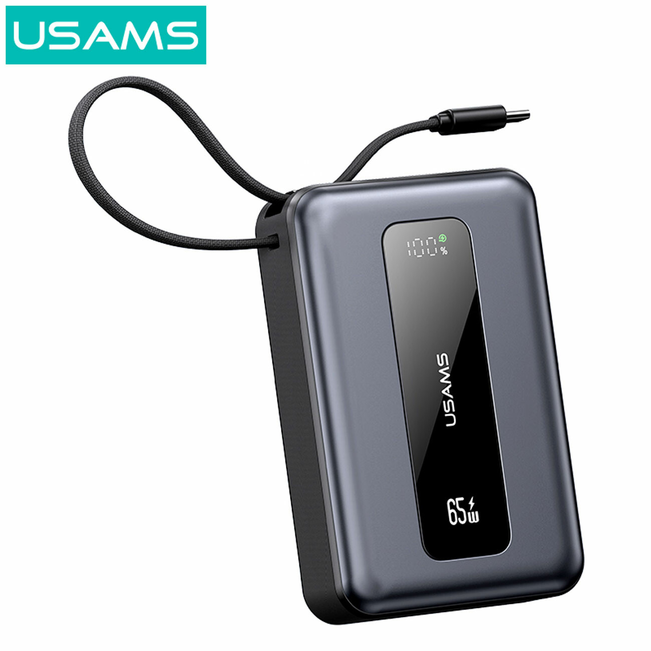 پاوربانک 20000 فست شارژ 65 وات Type-C و USB یوسامز CD243