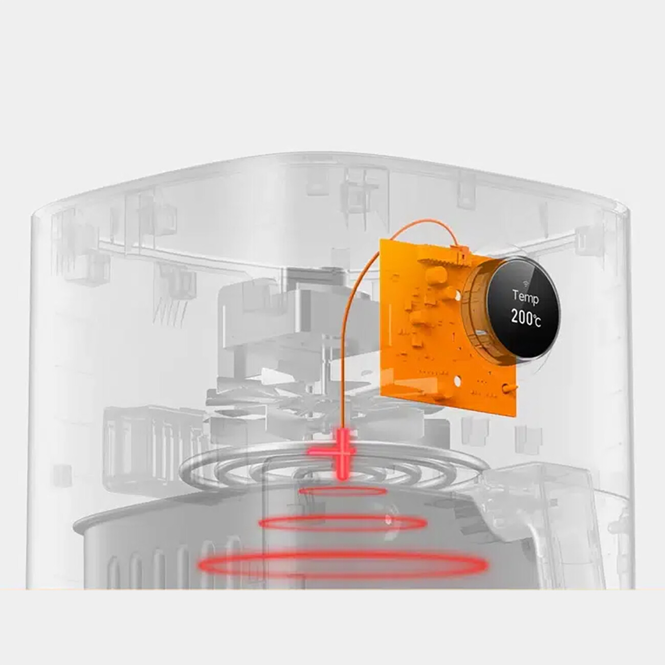 قیمت هواپز و سرخ کن هوشمند 3.5 لیتر 1500 وات شیائومی