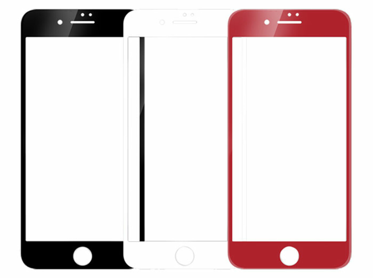 محافظ صفحه نمایش شیشه ای تمام چسب آیفون Full Glass TT Screen Protector Apple iphone 8 Plus/7 Plus