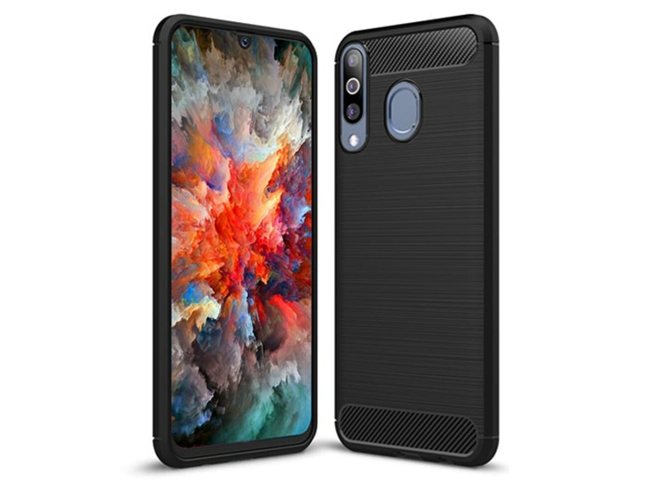 محافظ ژله ای سامسونگ Carbon Fibre Case Samsung Galaxy M30