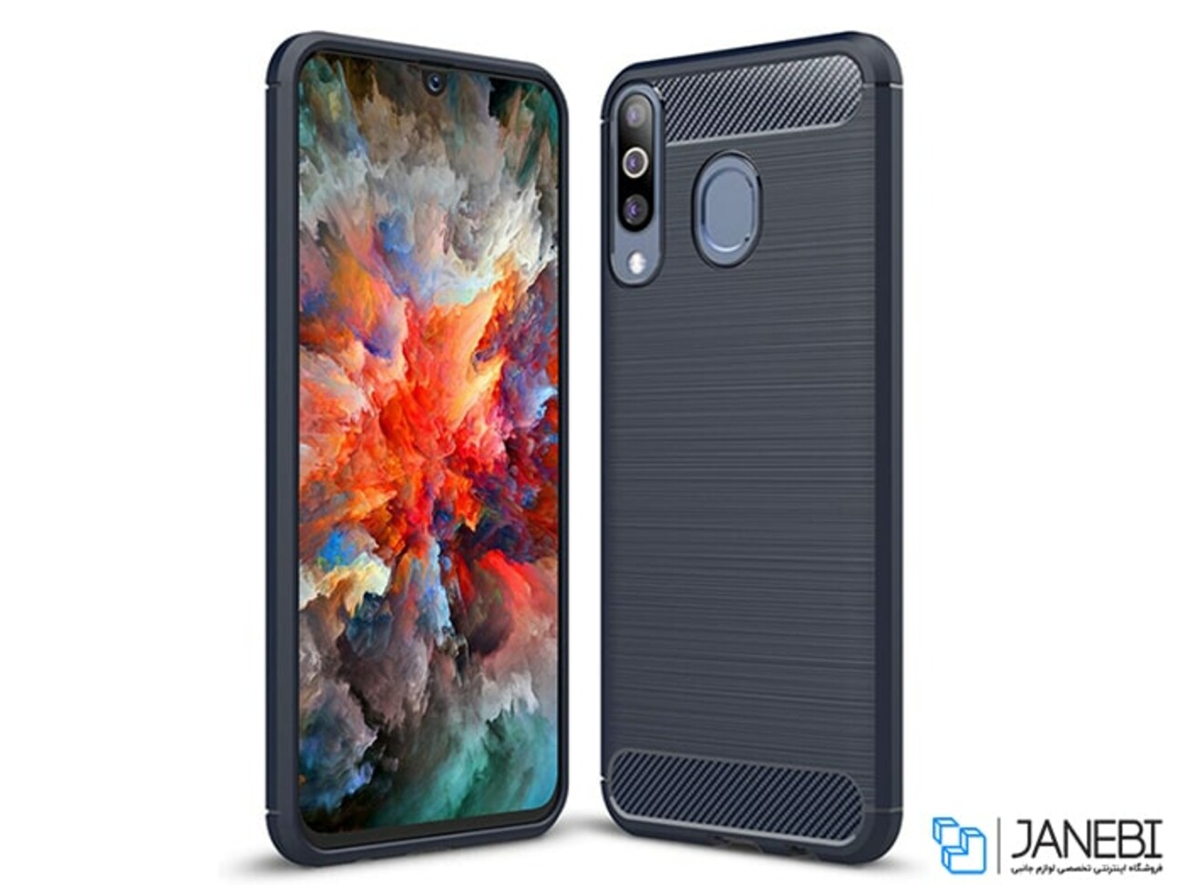 محافظ ژله ای سامسونگ Carbon Fibre Case Samsung Galaxy M30