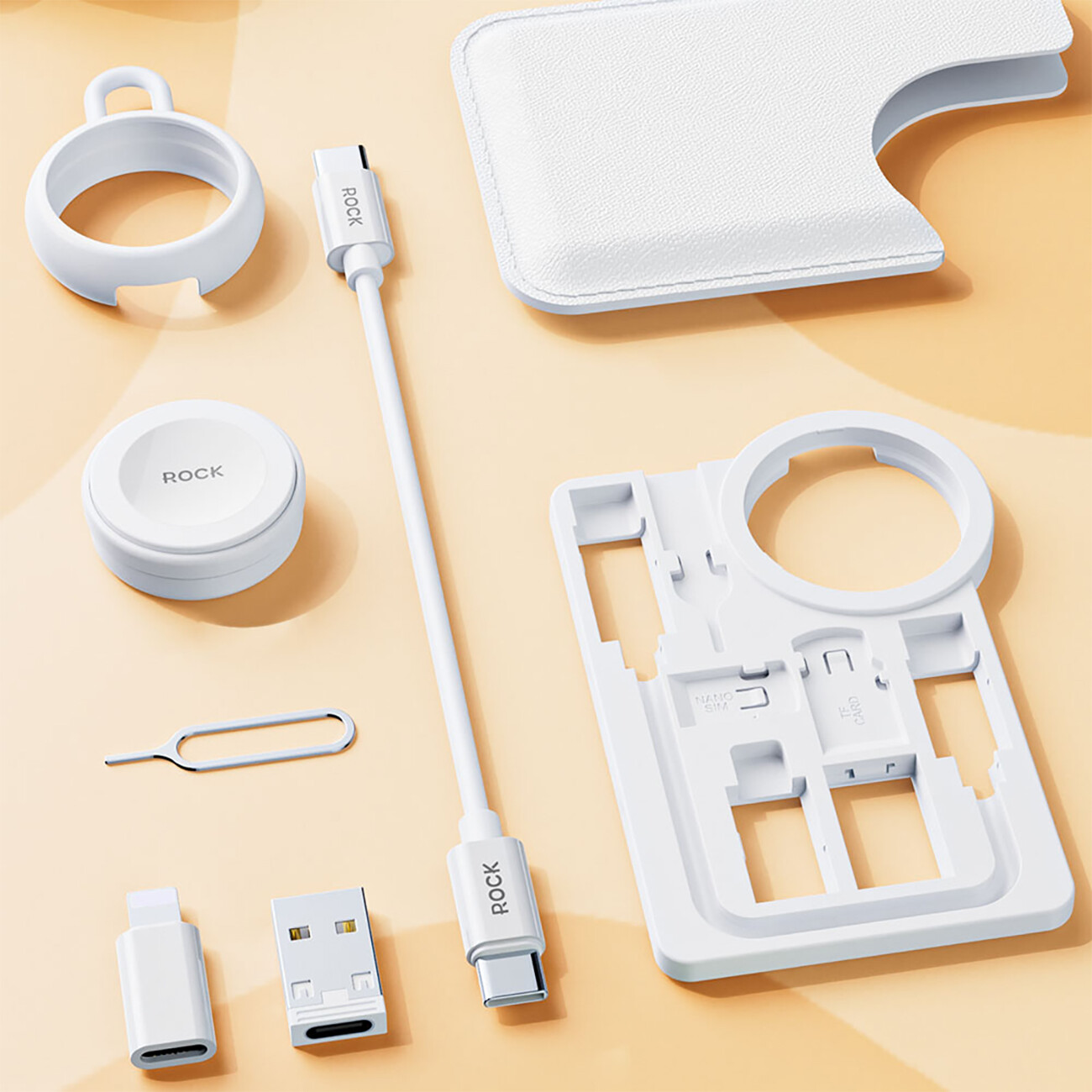 جعبه ذخیره‌سازی کابل شارژ چند منظوره راک L14