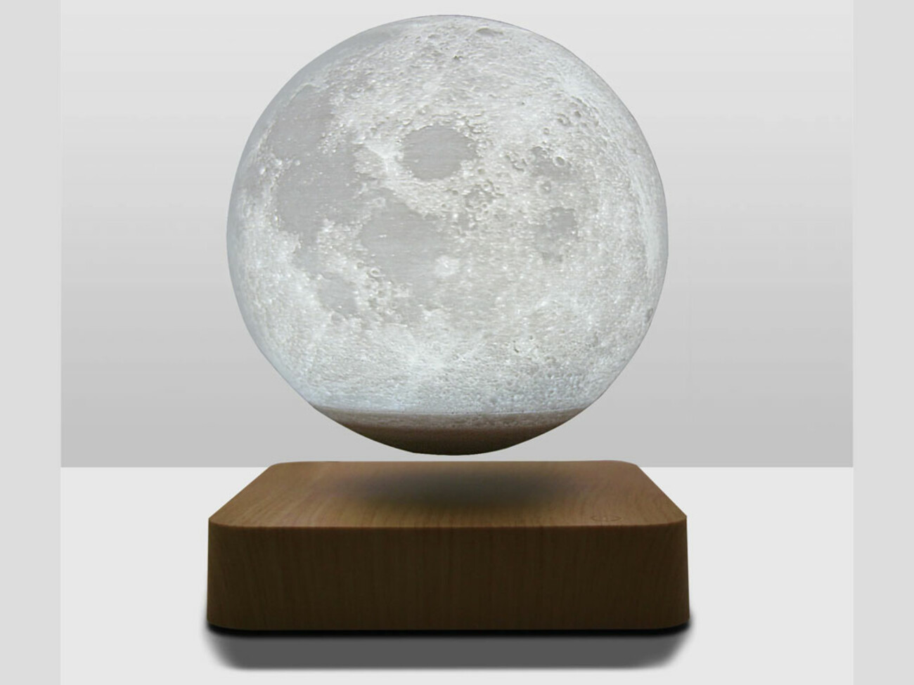 چراغ خواب ماه شناور مغناطیسی پرینت سه بعدی معلق Magnetic levitation moon lamp romantic light levitation 3D printing