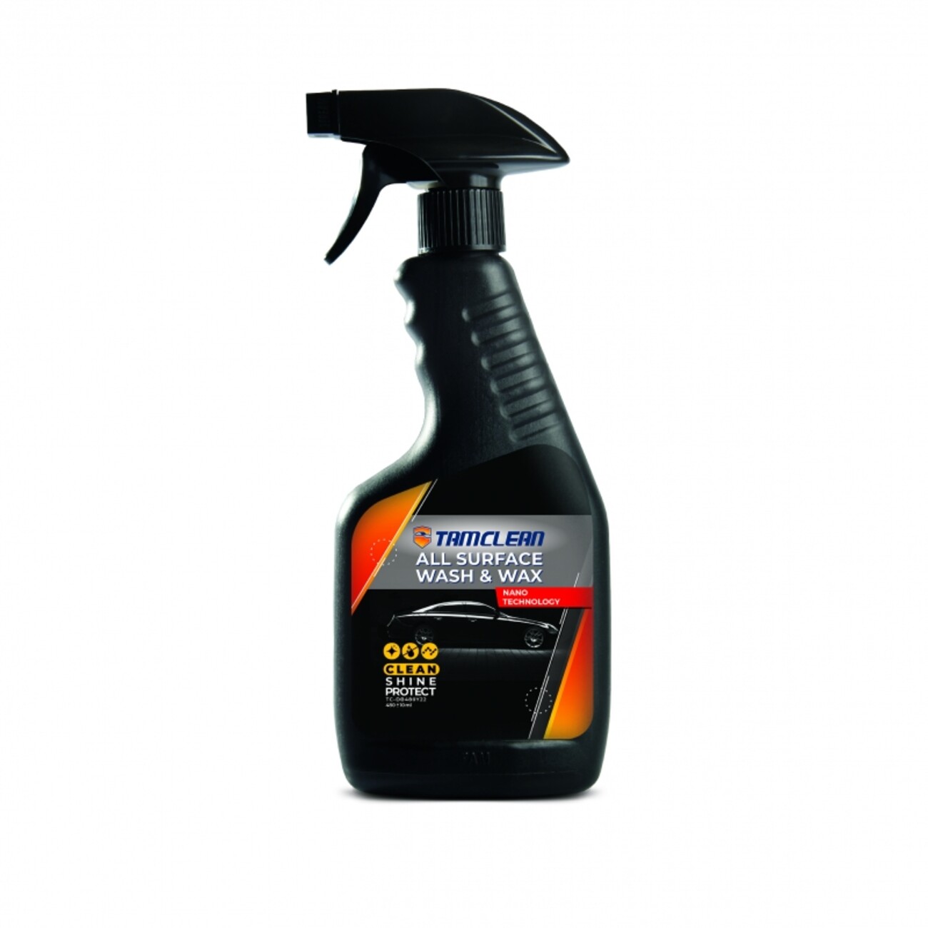 اسپری کارواش بدون آب تام کلین Tam Clean TC_DB480Y22 Wash&amp; Wax Car