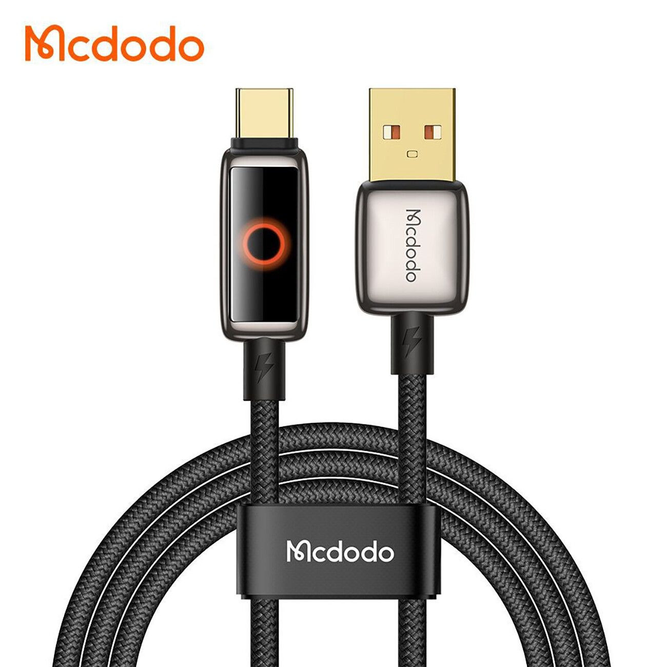 کابل سوپر فست شارژ USB به Type-C با قطعکن خودکار 100وات 6 آمپر 1.2متری مک دودو CA-6650