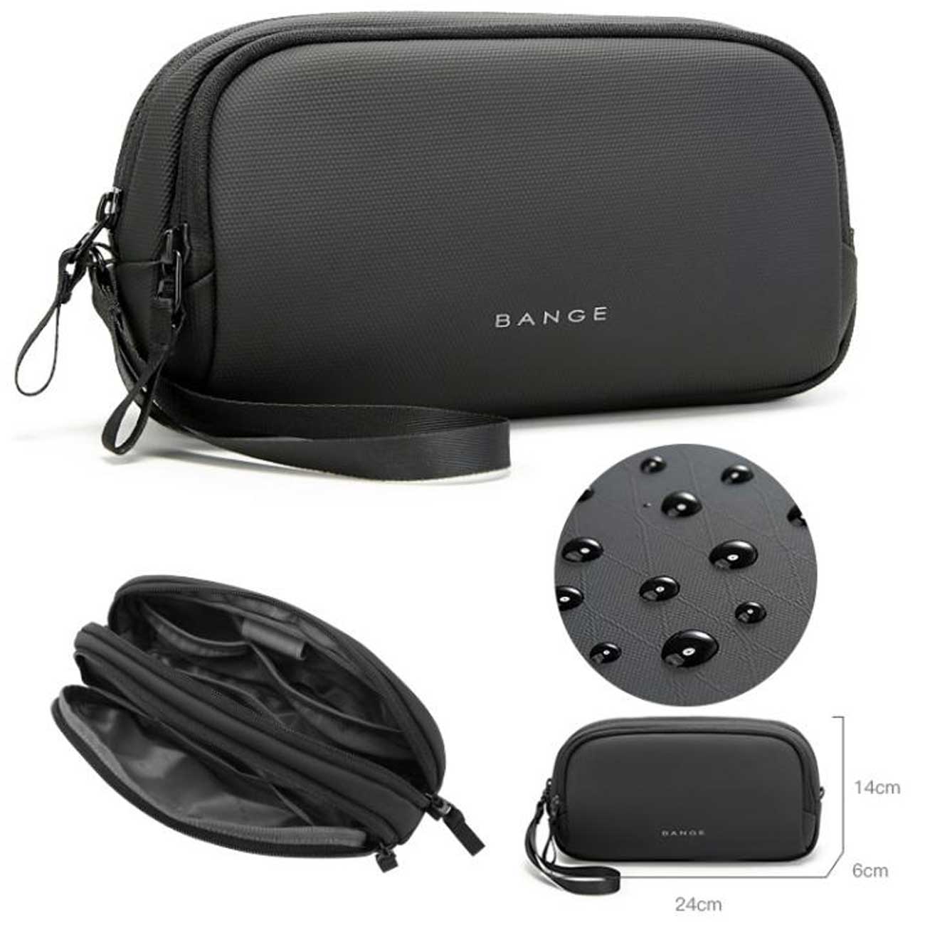 کیف لوازم جانبی موبایل دو زیپ بنج BANGE BG-3067