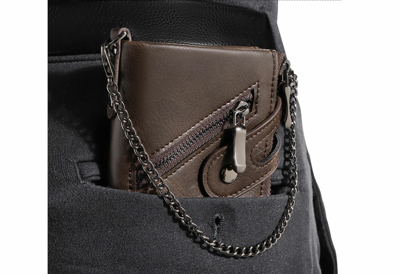 خرید کیف پول مردانه سانی ستی RFID anti-theft men's leather wallet S3021