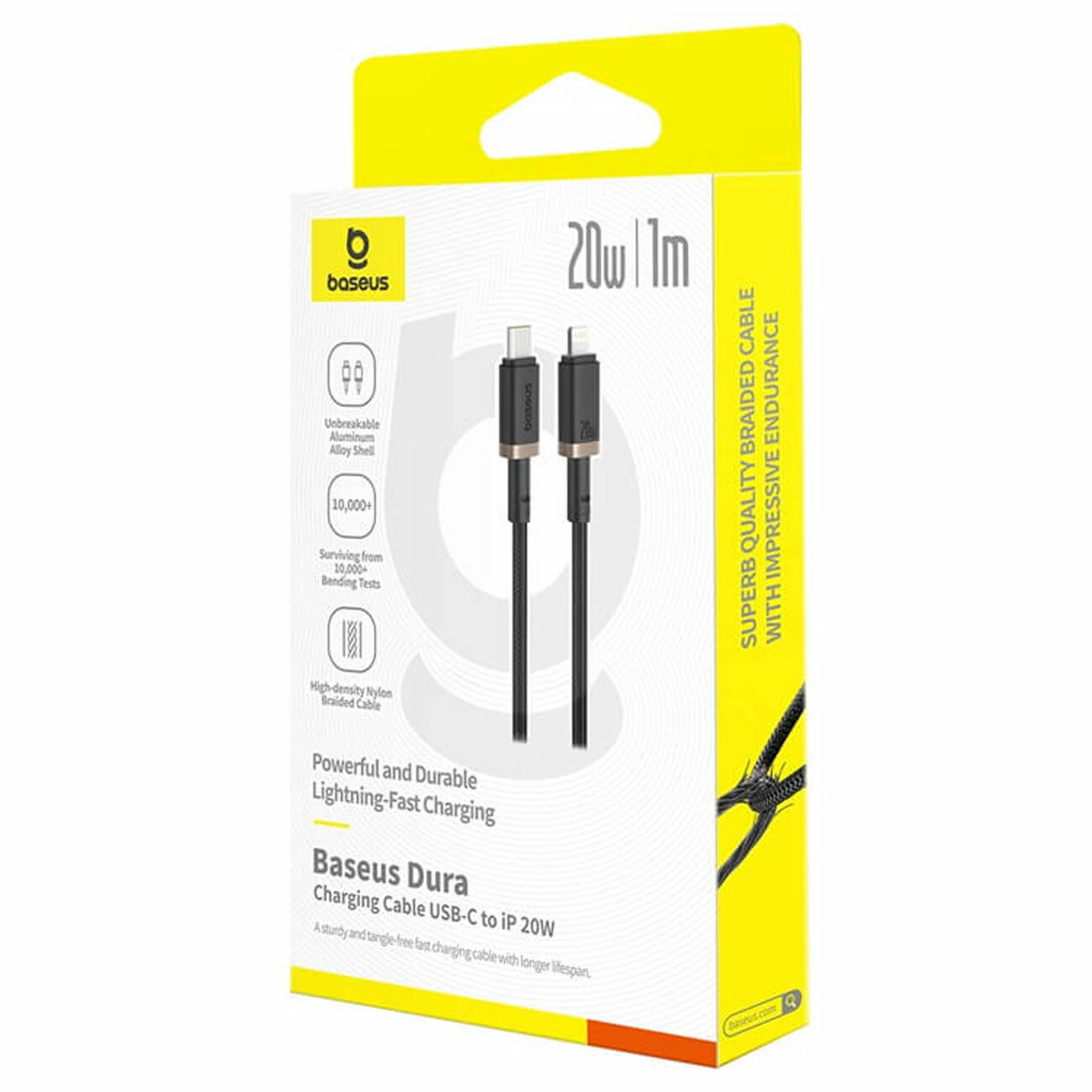 قیمت کابل شارژ سریع تایپ سی به لایتنینگ  بیسوس