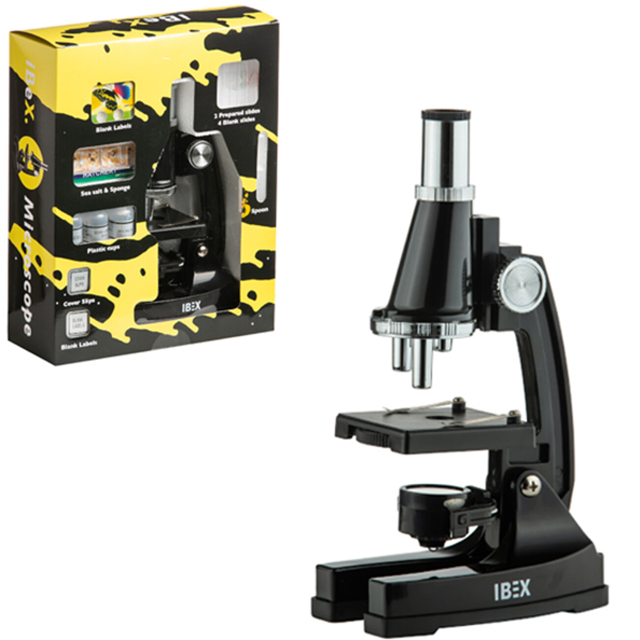 میکروسکوپ دانش آموزی IBEX تک چشمی ثابت با بزرگنمایی 750 مدل Discovery