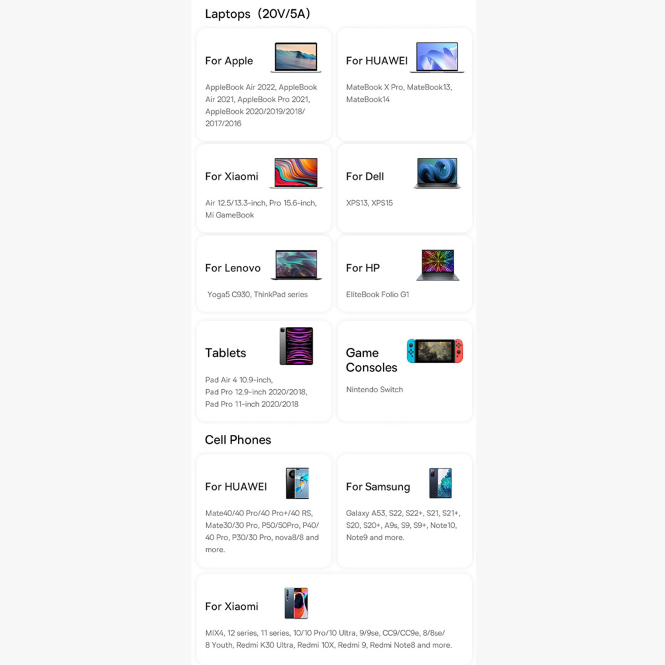 خرید کابل چند سر 100 وات 1.5 متری بیسوس