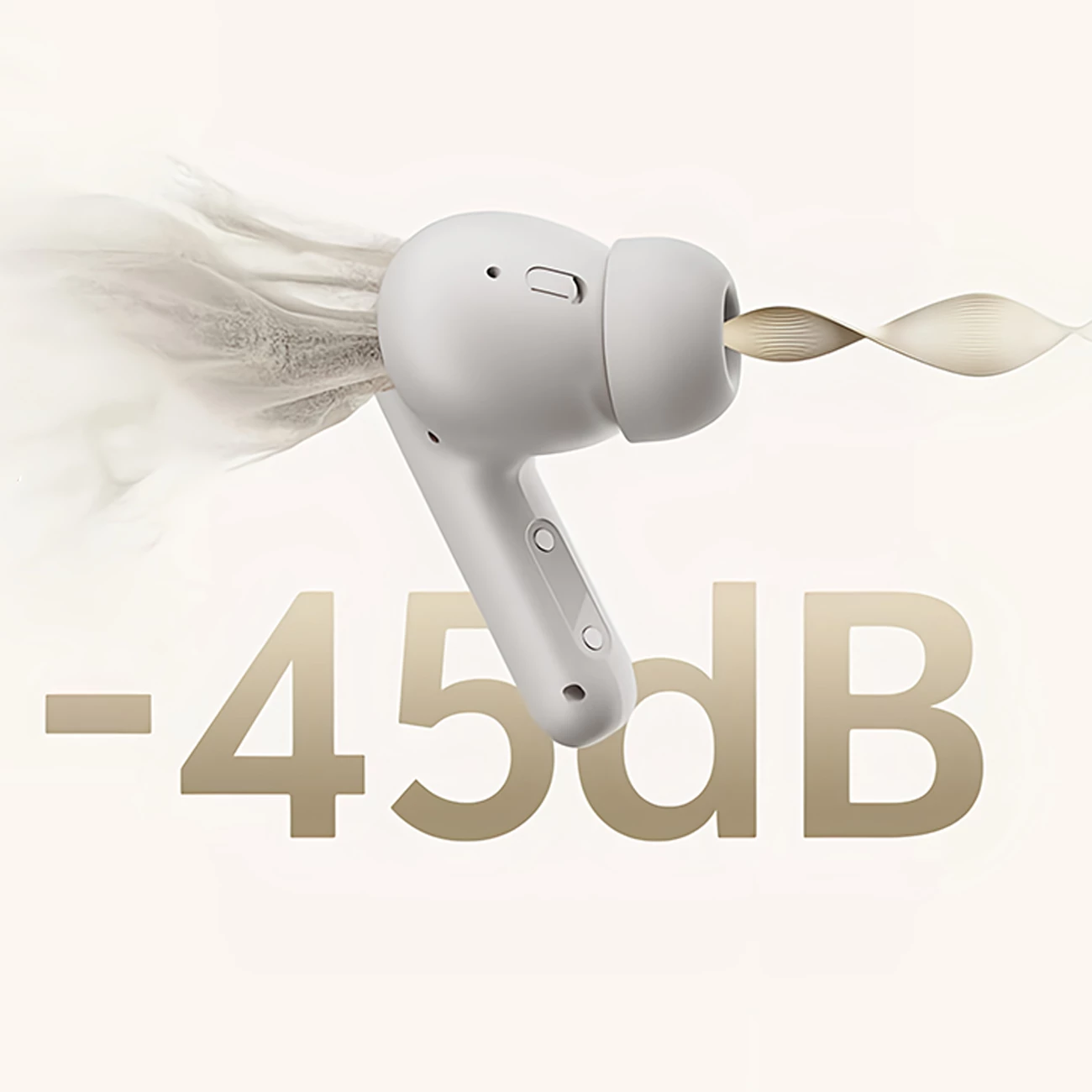حذف نویز فعال تا 45 دسی‌بل نویزکنسلینگ قوی