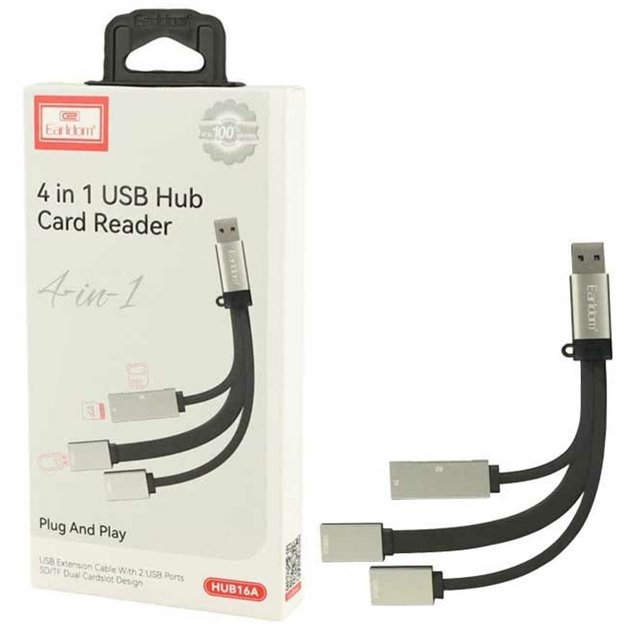 مبدل او‌تی‌جی و رم‌ریدر سه سر ارلدام ET-HUB16A