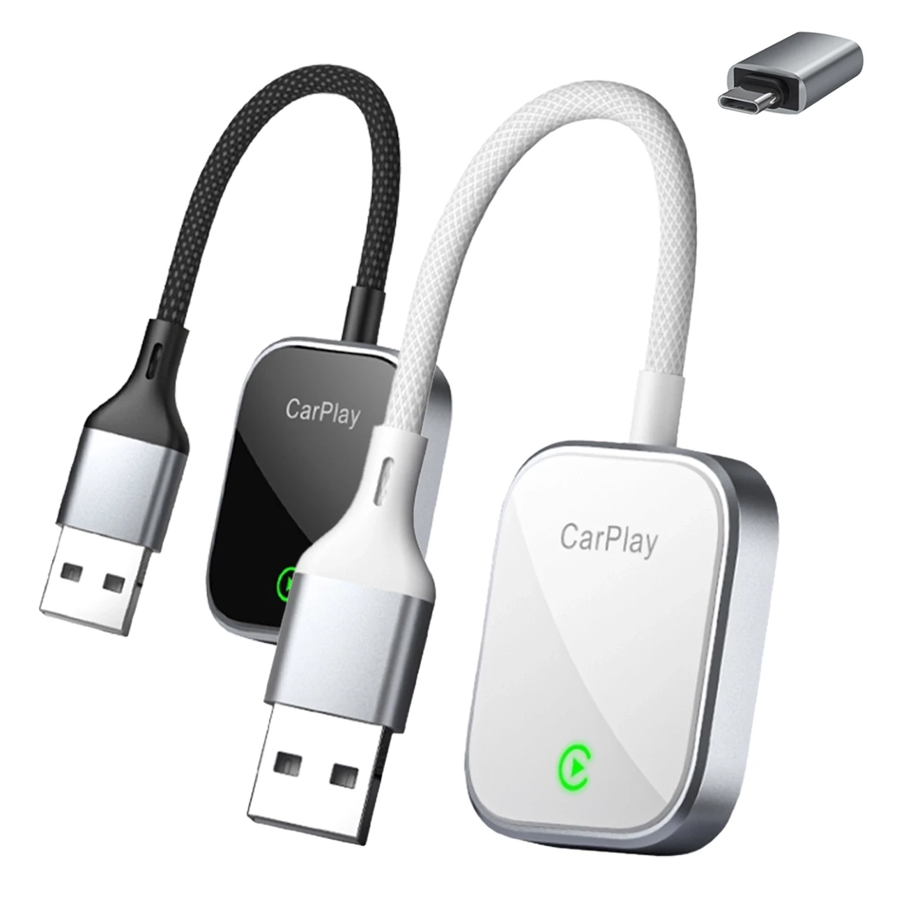 دانگل وایرلس اپل CarPlay و Android Auto یواسبی ارلدام CP03 با دانگل تایپسی