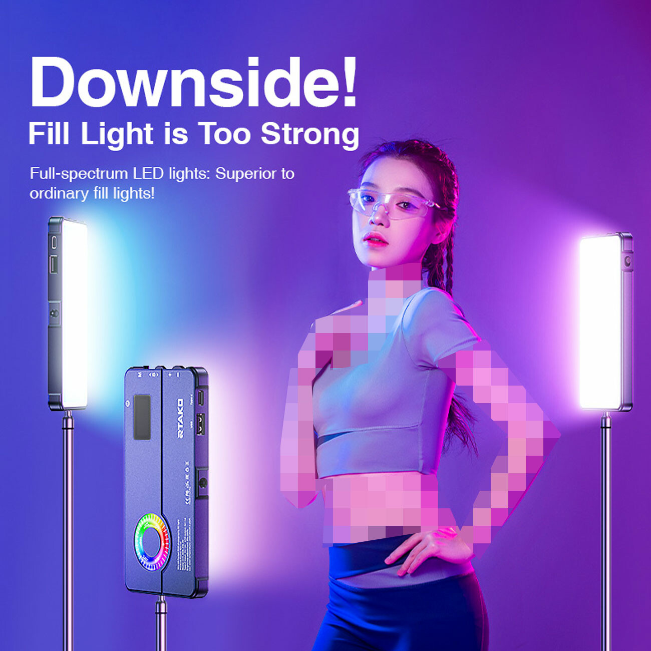 خرید نور جیبی RGB  آرتاکو