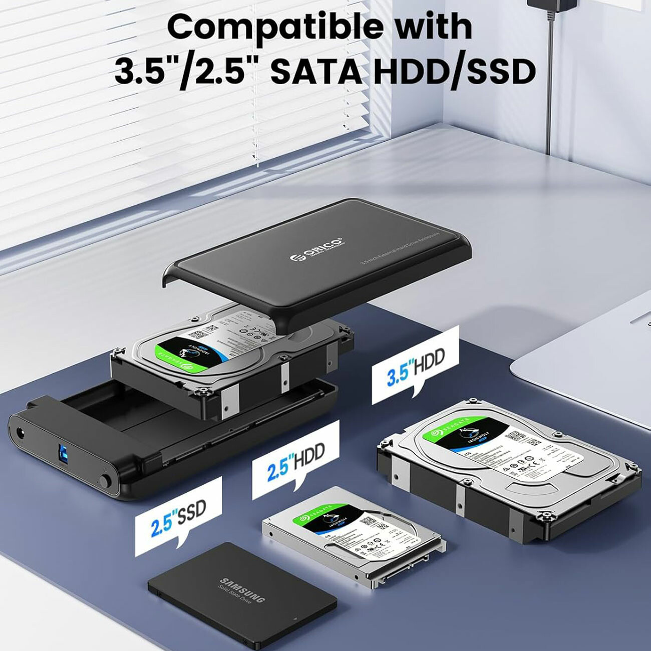 قیمت باکس هارد SATA اوریکو