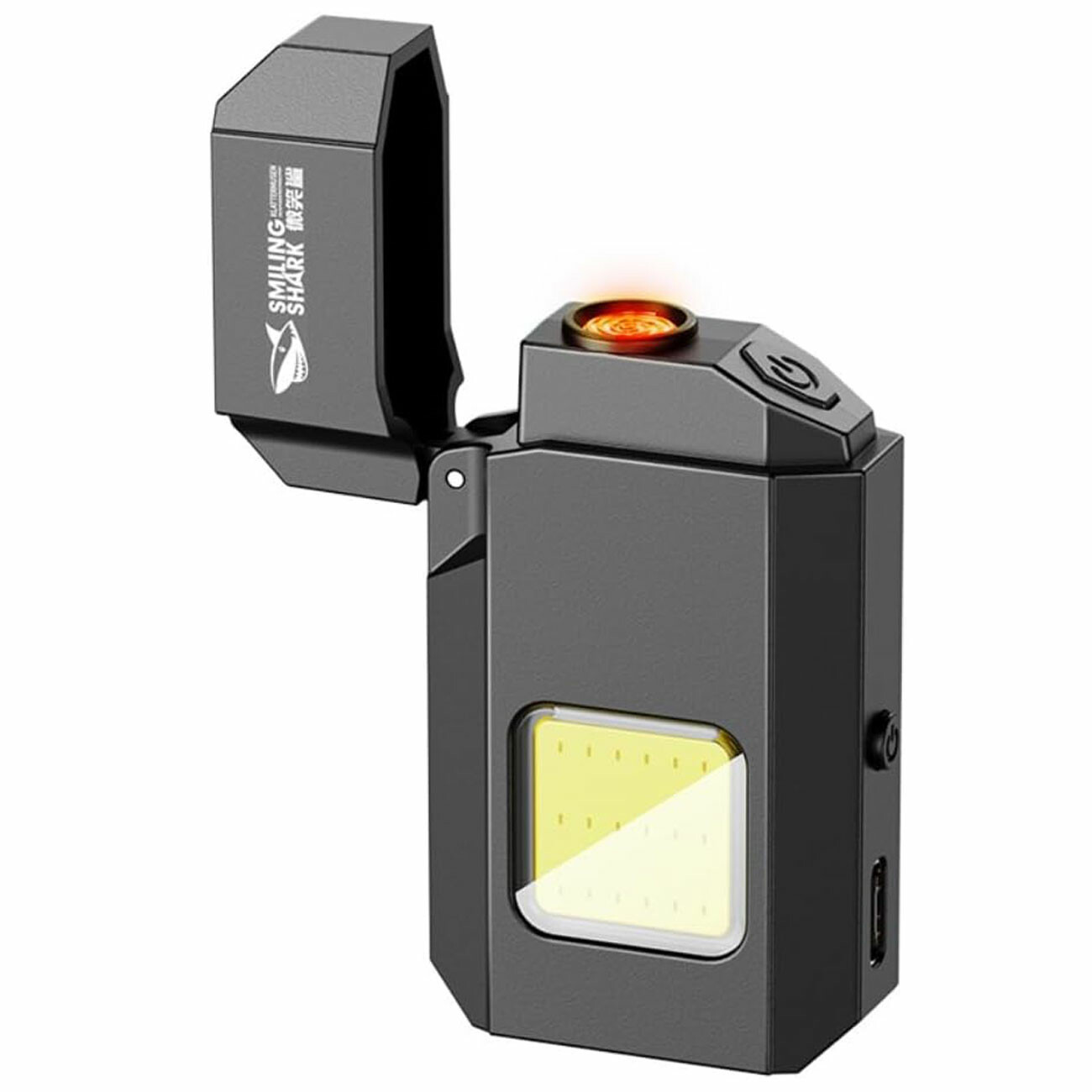 مینی چراغ قوه شارژی فندک‌دار اسمایلینگ شارک TIP-137