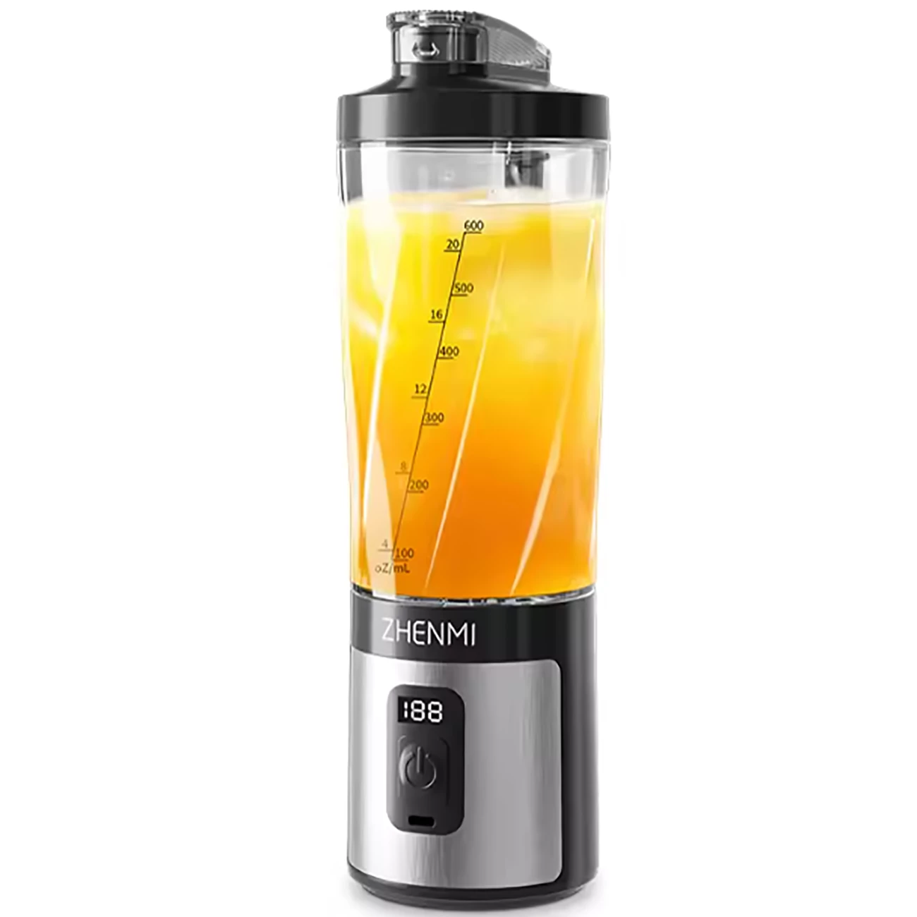 مخلوطکن و اسموتیساز قابل حمل شش تیغه 600 میلی لیتری ژنمی شیائومی zmgz-j17