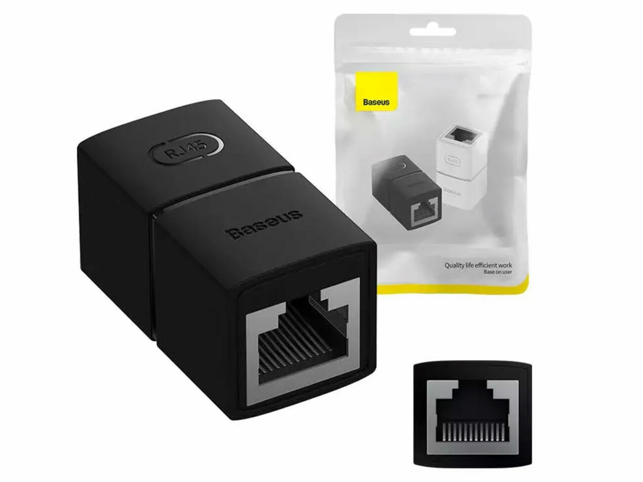 رابط کابل شبکهLAN بیسوس Baseus AirJoy Series Network Cable Connector B00131100111-01