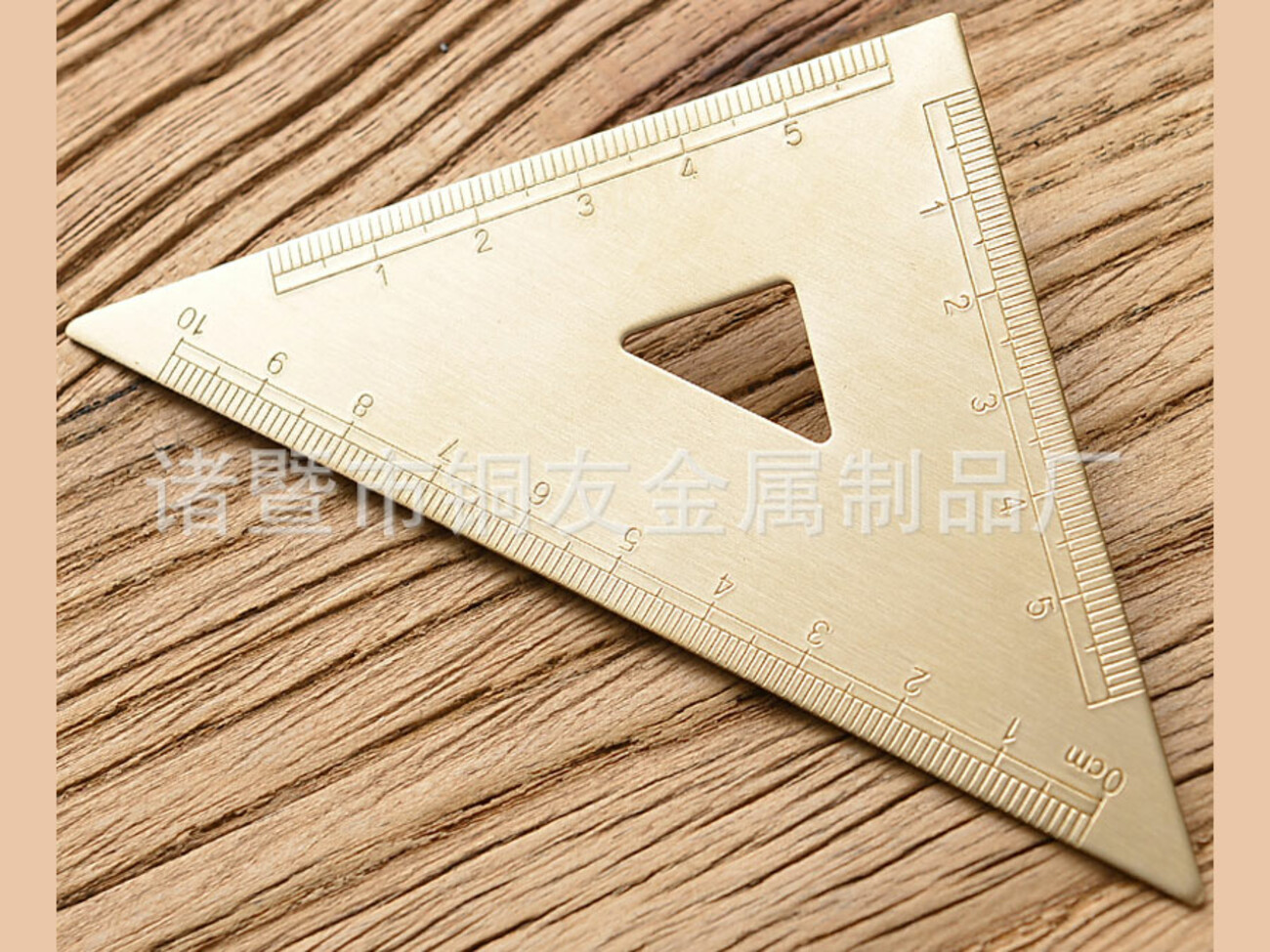 گونیا برنجی دانشجویی drawing copper ruler brass ruler student stationery