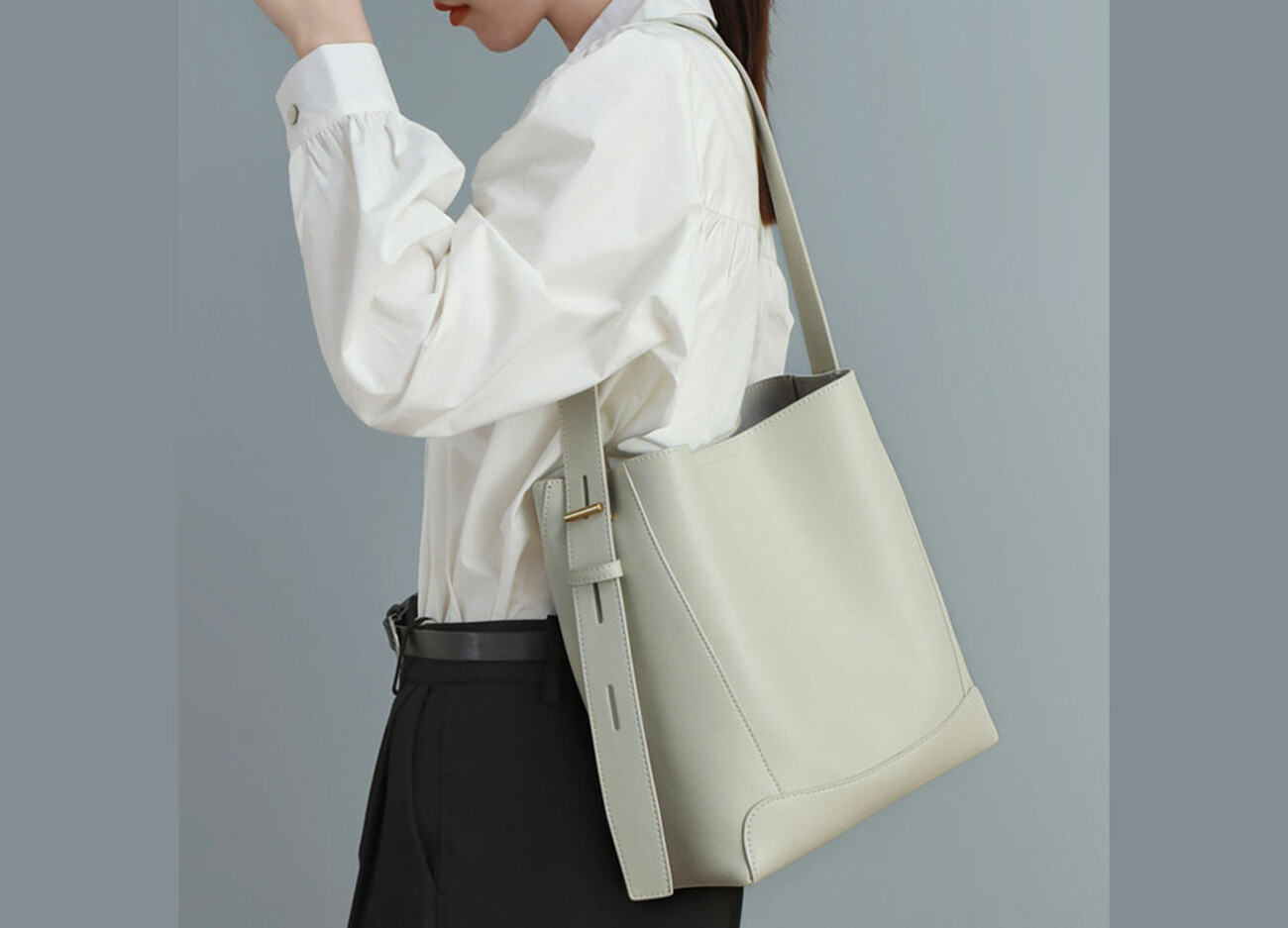 کیف دوشی زنانه با ظرفیت بزرگ new women's leather shoulder crossbody bag 5478