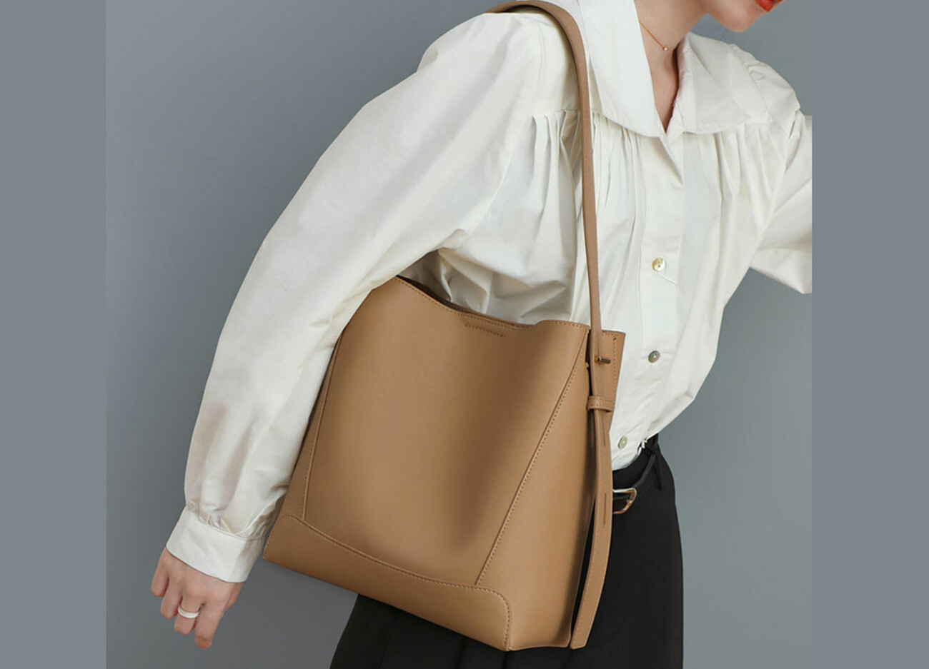 کیف دوشی زنانه با ظرفیت بزرگ new women's leather shoulder crossbody bag 5478