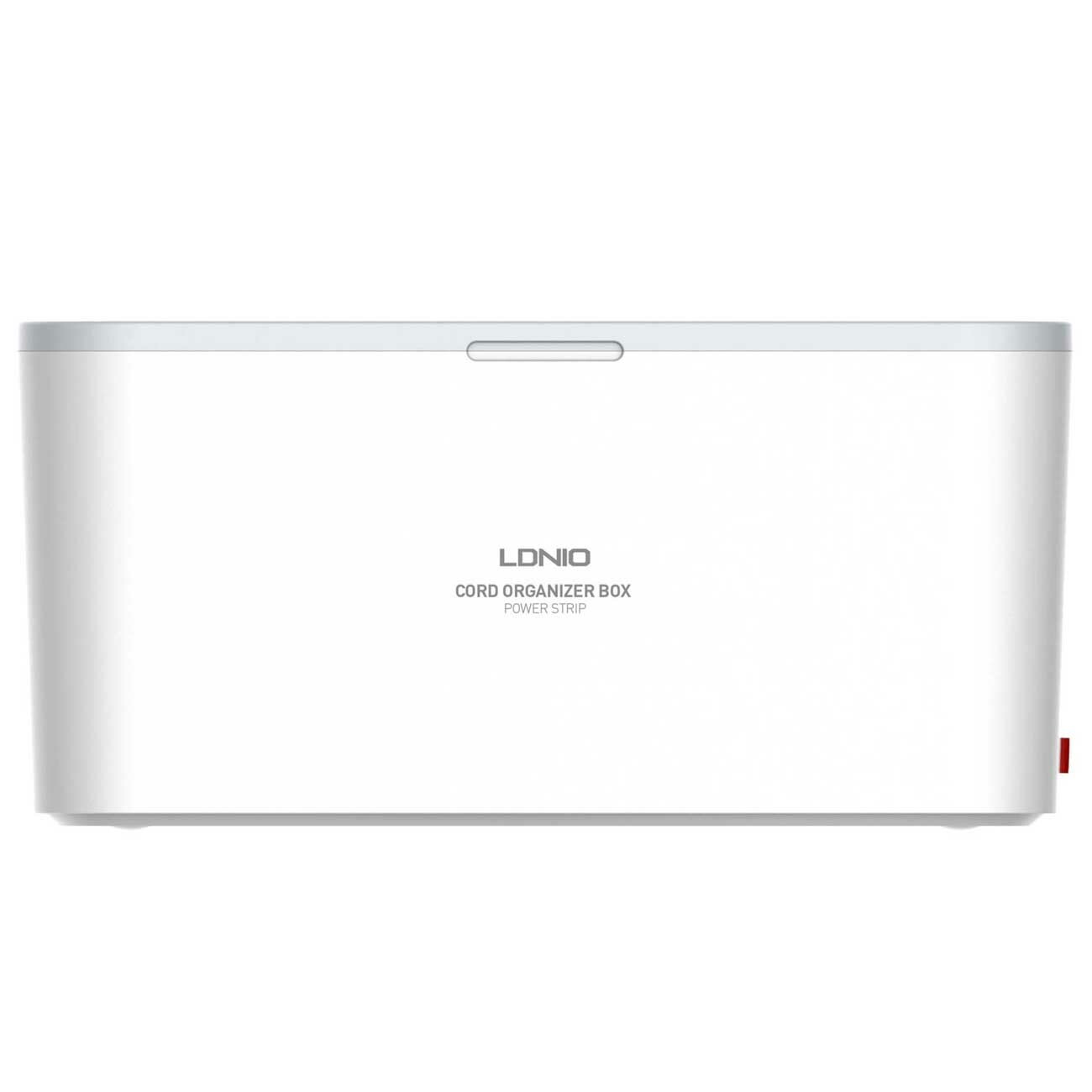 چندراهی برق 5 سوکت و 3 یو اس بی و شارژر بی سیم الدنیو LDNIO Smart Power Socket Storage Box SN5311