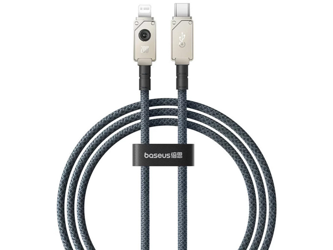 خرید سیم شارژر 20 وات 1 متری شارژ سریع تایپ سی به لایتنینگ بیسوس Baseus USB-C to IP, 20W 1M Fast Charging Cable
