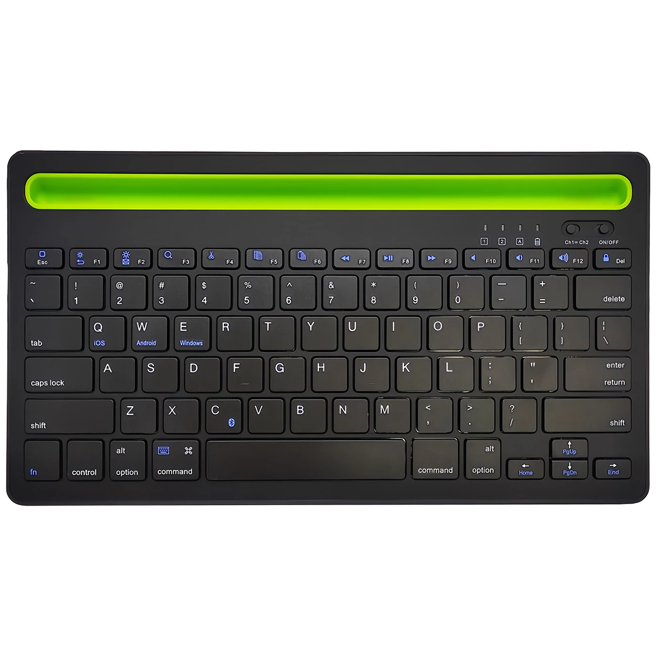 کیبورد بی‌سیم شارژی با استند موبایل و تبلت Multi-Platform