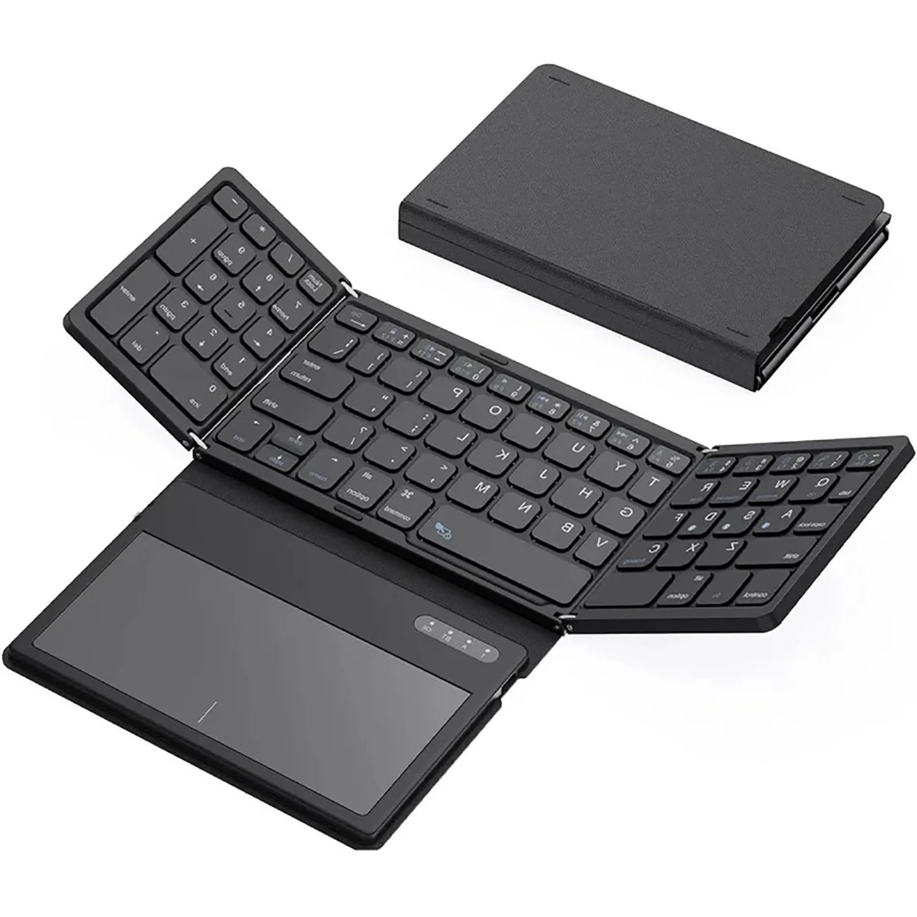 کیبورد بلوتوثی تاشو با تاچ پد بزرگ B099