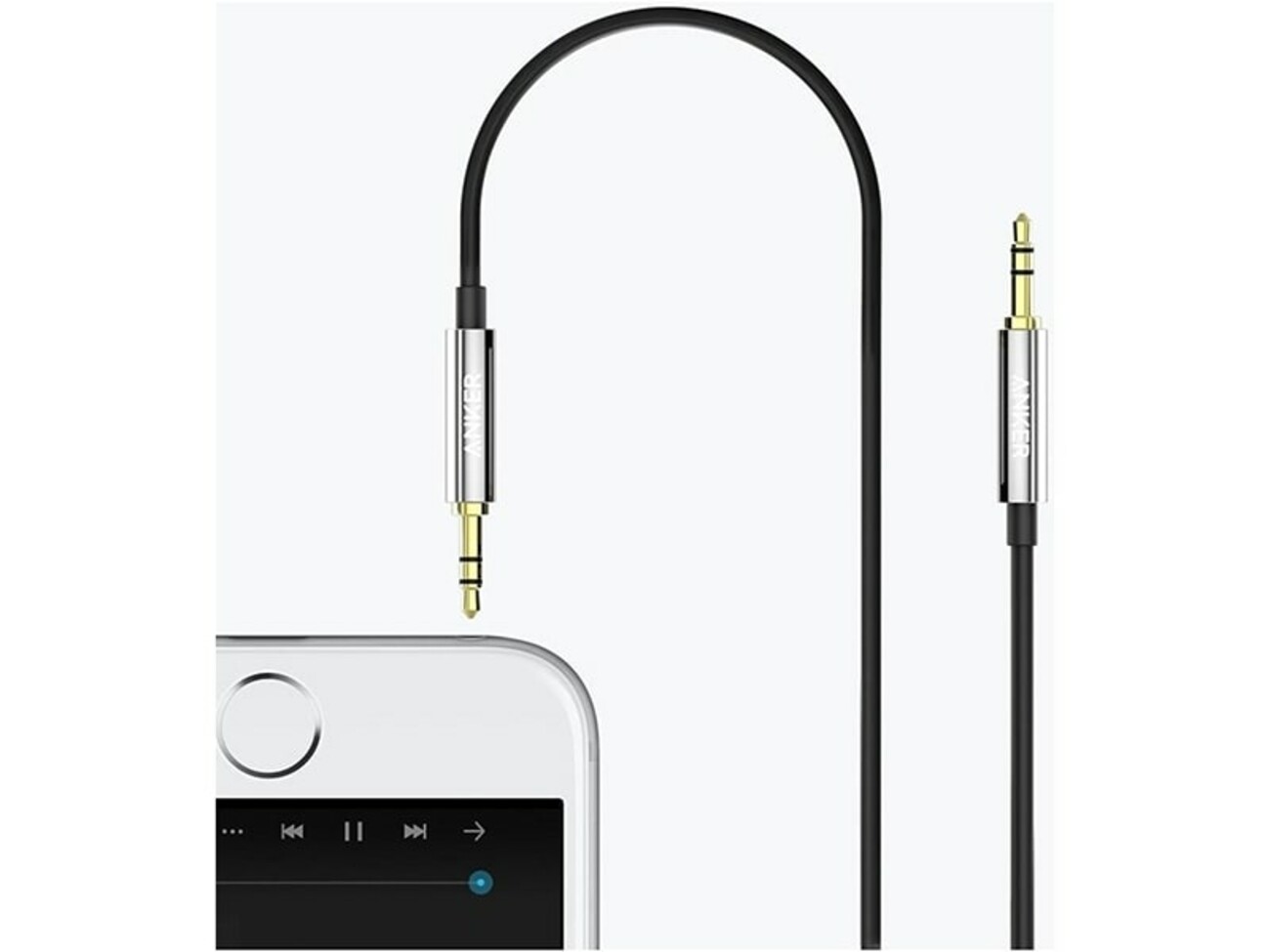 قیمت کابل انتقال صدا انکر Anker A7123 Auxiliary Audio Cable 1.2m